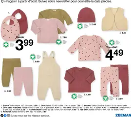 Zeeman - Prévisualisation de Zeeman catalogue bébé 2025 valide à partir de 25.07.2025 | Page: 7 | Produits: Gilet, Pantalon, Combinaison, Bavoir