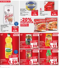 ZVIJEZDA Suncokretovo ulje, Suncokretovo ulje 1 l - Pregled kataloga iz trgovine Kaufland, vrijedi od 15.04.2026 | Stranica: 14