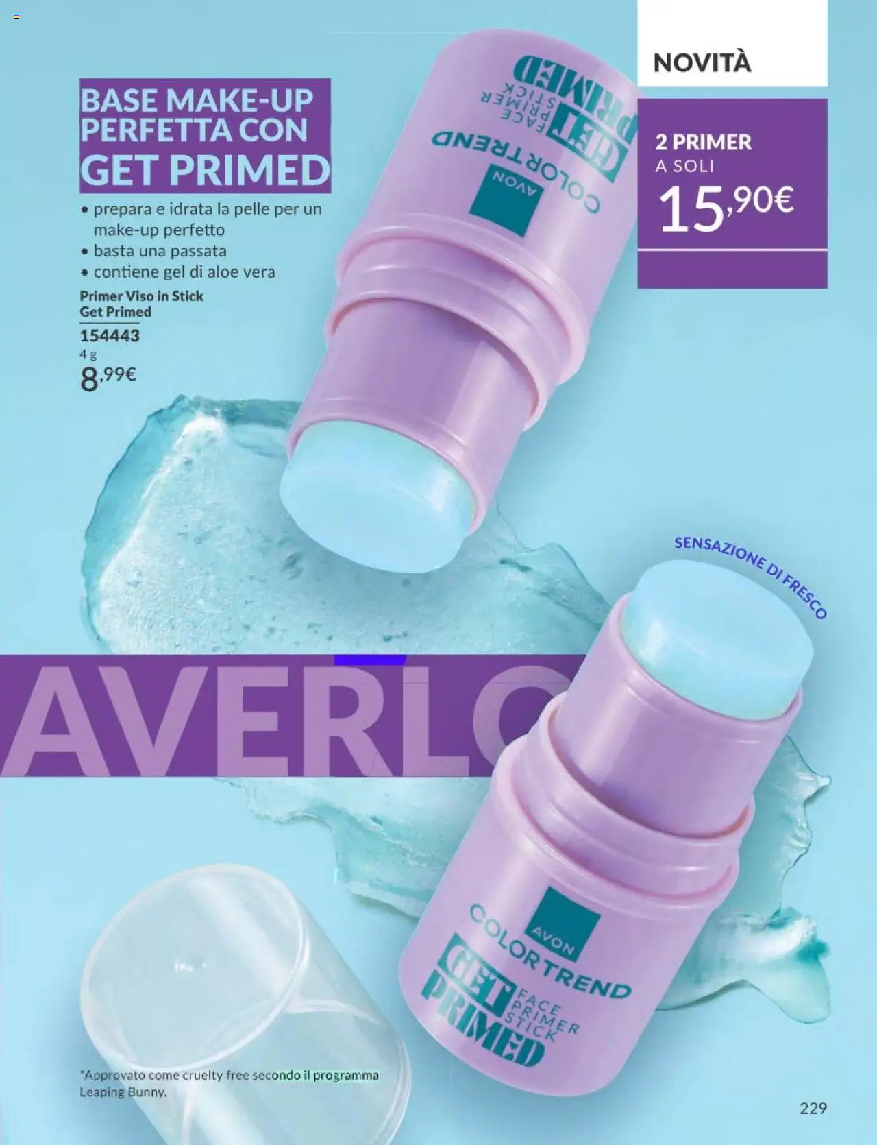 Volantino Avon del 01.09.2025 | Pagina: 229 | Prodotti: Aloe vera