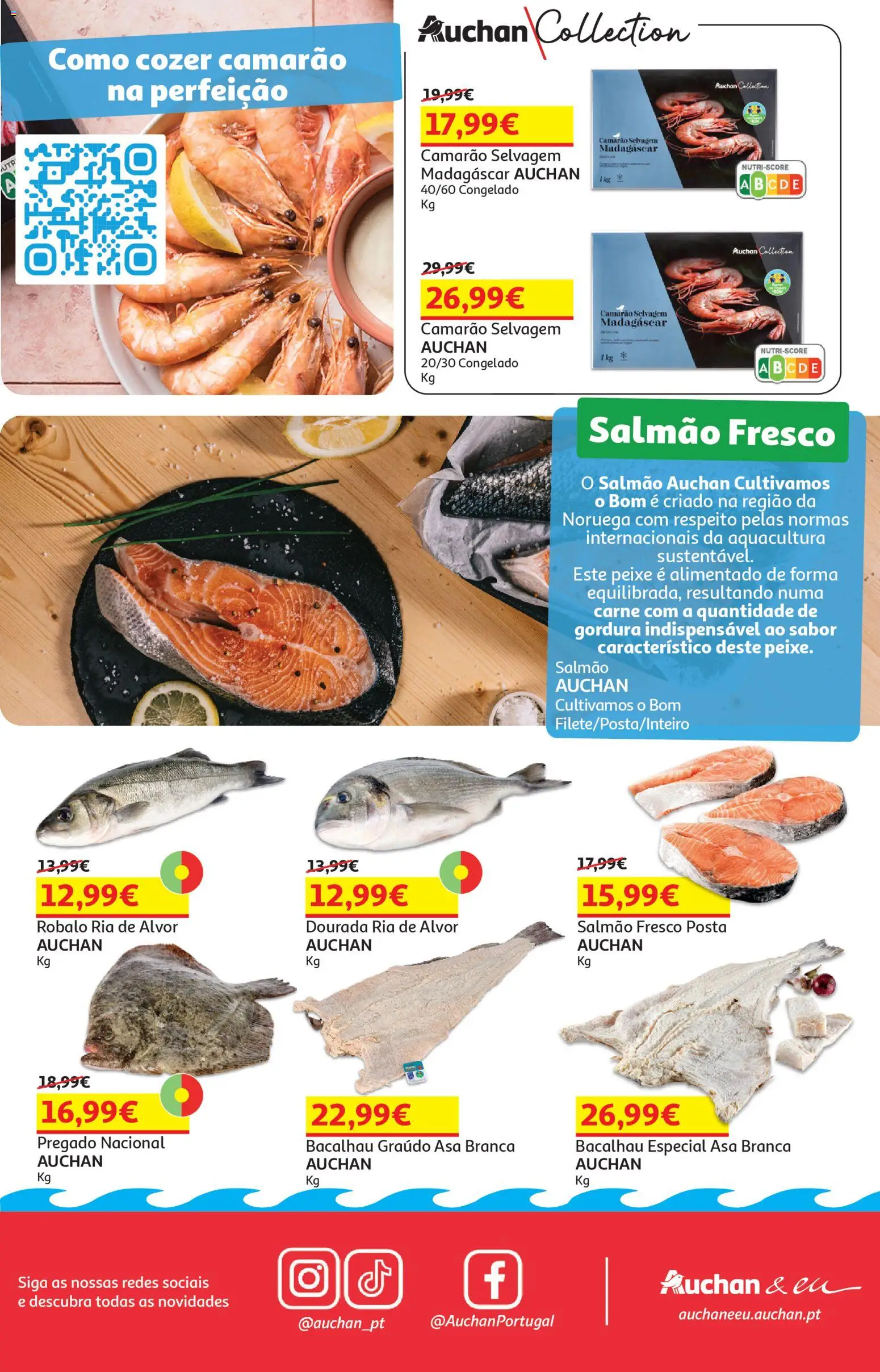 Auchan - Festa das Marcas │ válido de 03.03.2026 | Página: 9 | Produtos: Dourada, Salmão, Peixe, Carne