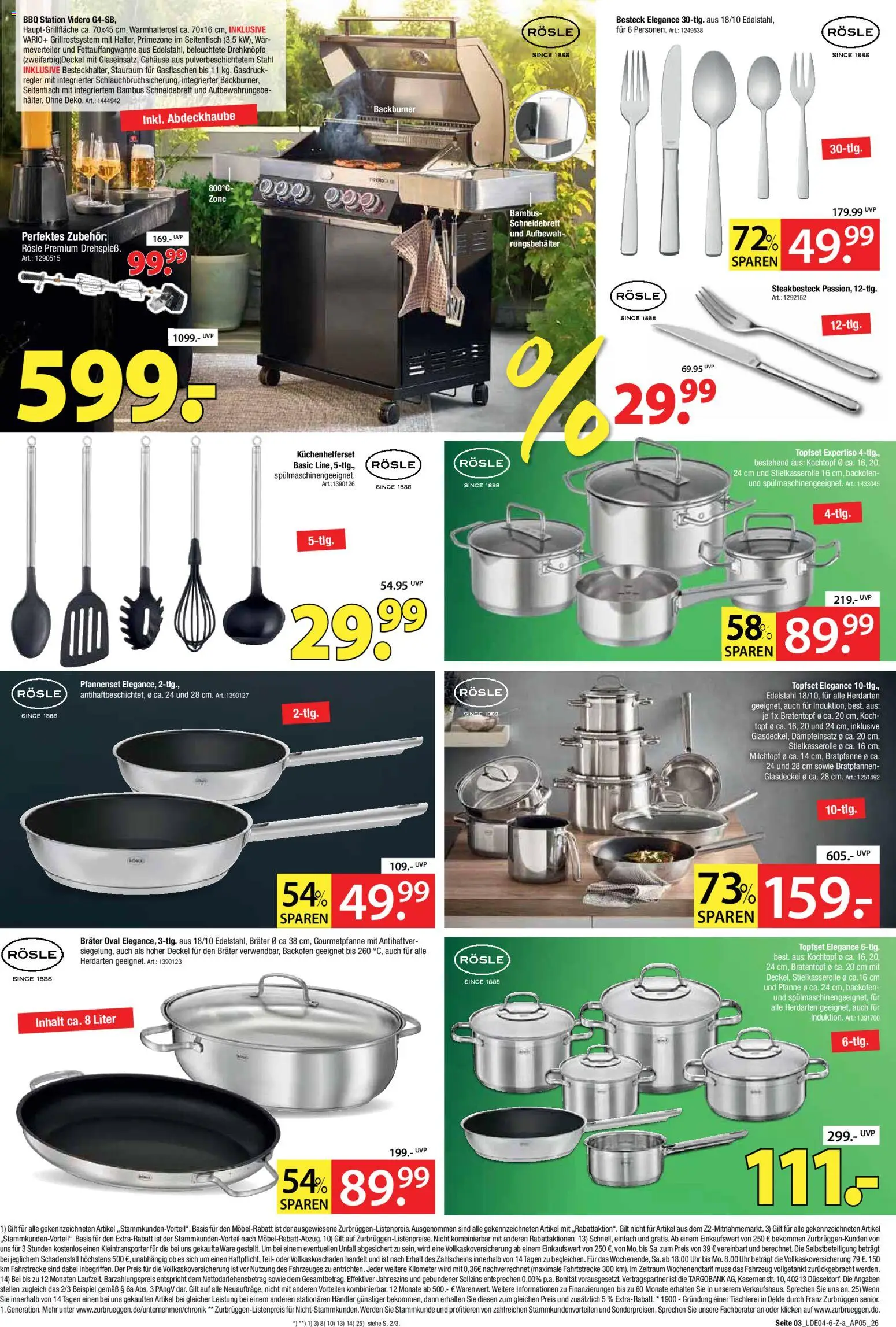 Zurbrüggen Prospekt 	 – gültig ab 25.04.2026 | Seite: 3 | Produkte: Backofen, Uhr