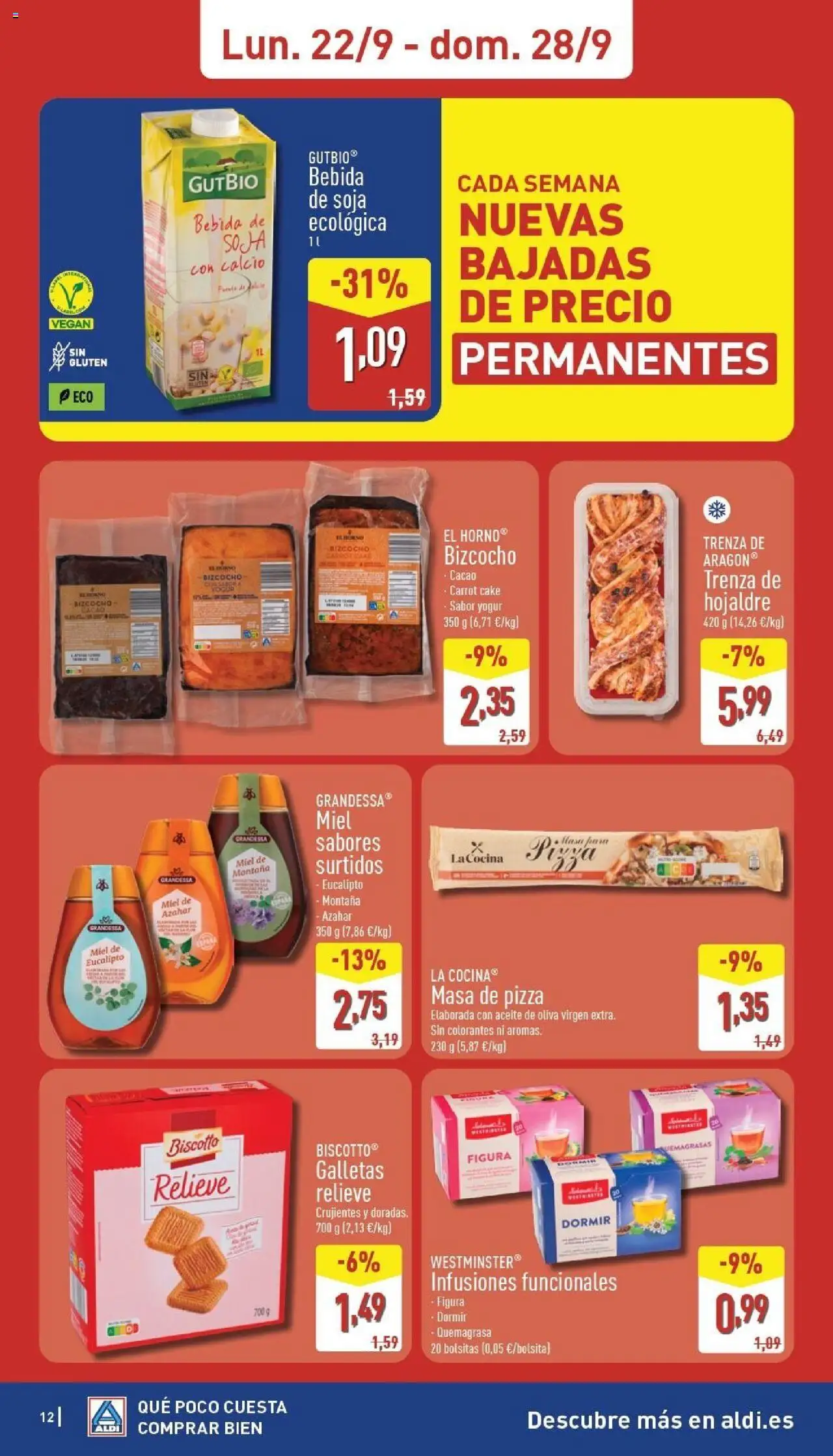 Aldi folleto Península │ válido desde el 22.09.2025 | Página: 12