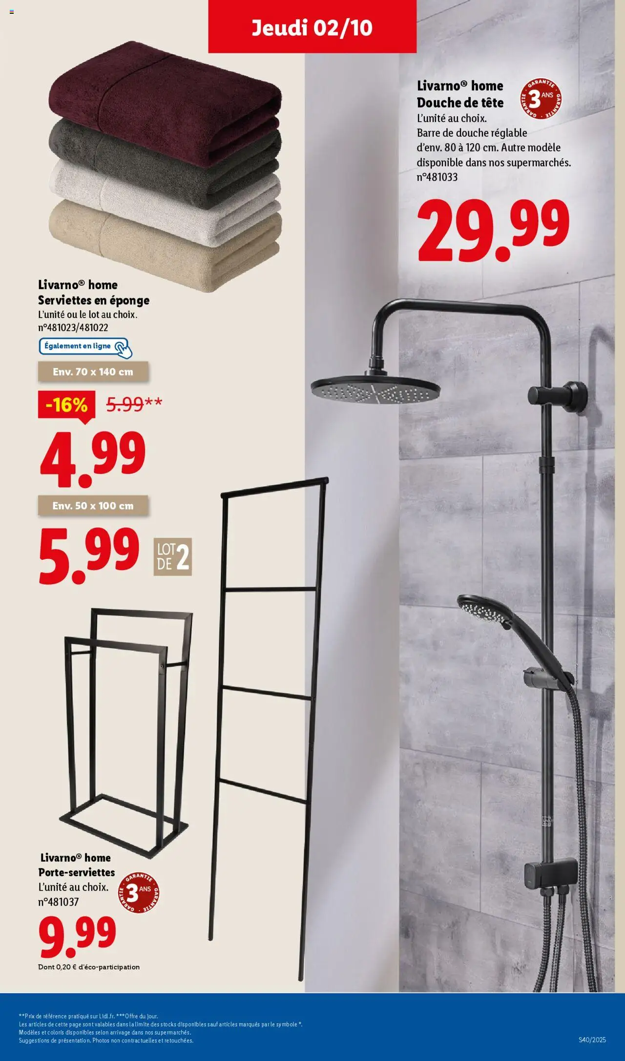  | Page: 47 | Produits: Eponge, Douche