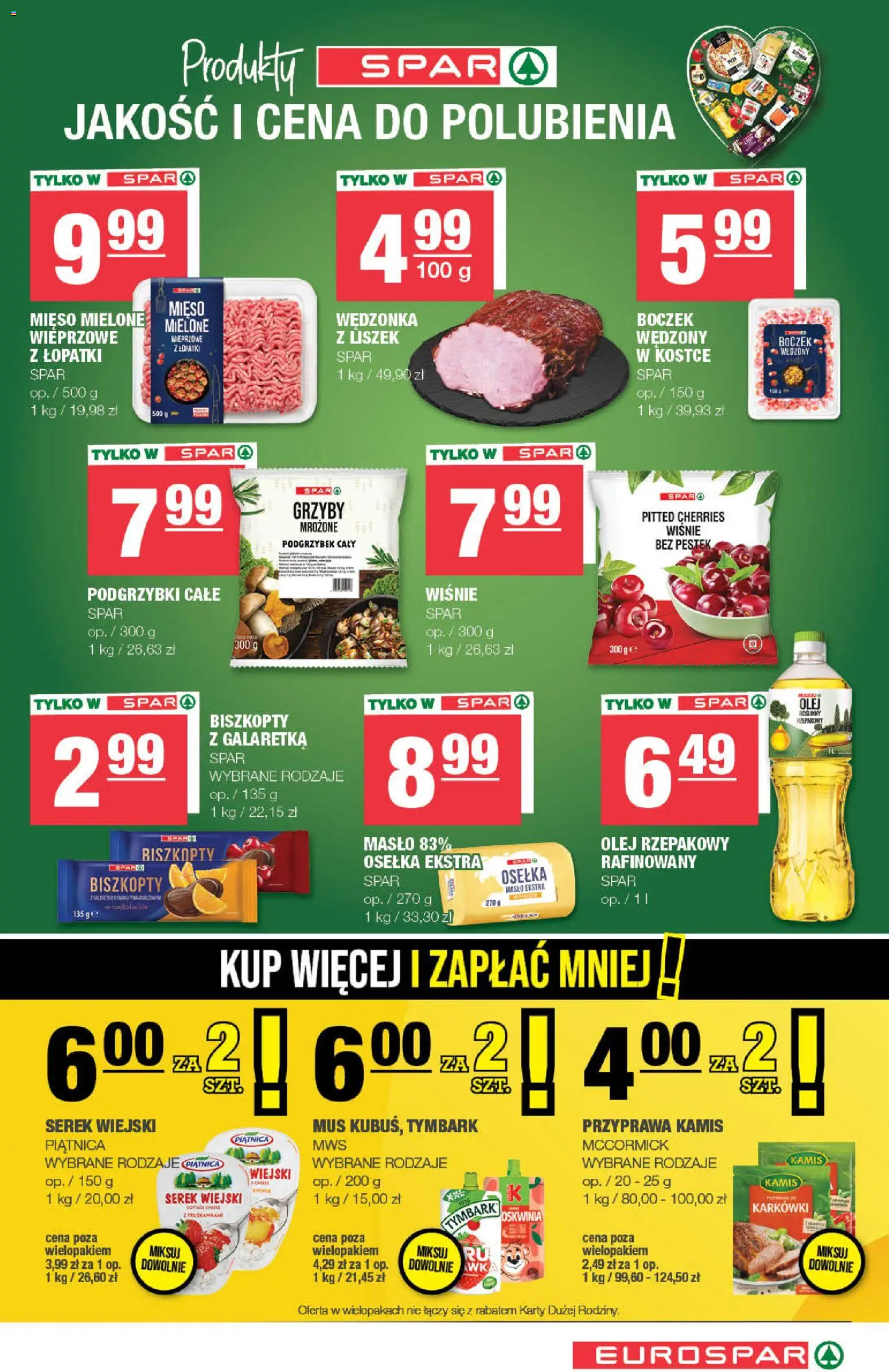 Spar Gazetka - Eurospar od 01.12.2025 | Strona: 11 | Produkty: Olej rzepakowy, Osełka, Galaretka, Mięso