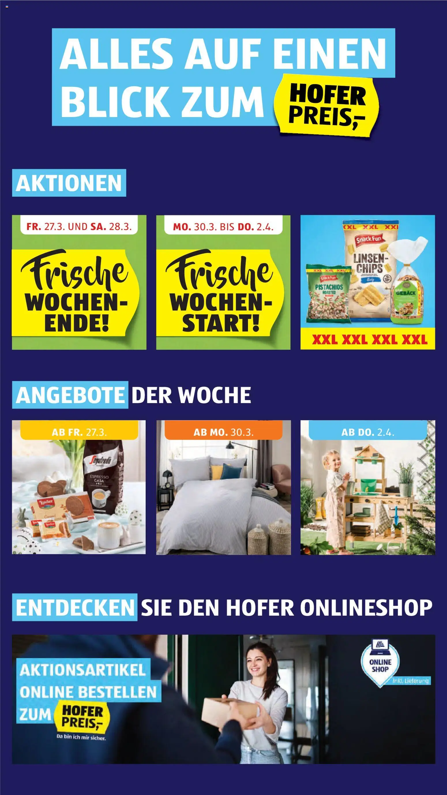 Hofer AT akciós ujság - amely érvényes a következő dátumtól: 27.03.2026 | Oldal: 2 | Termékek: Chips