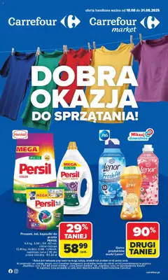 Pogląd oferty "Carrefour Gazetka - Dobra okazja do sprzątania" - ważna od 18.08.2025