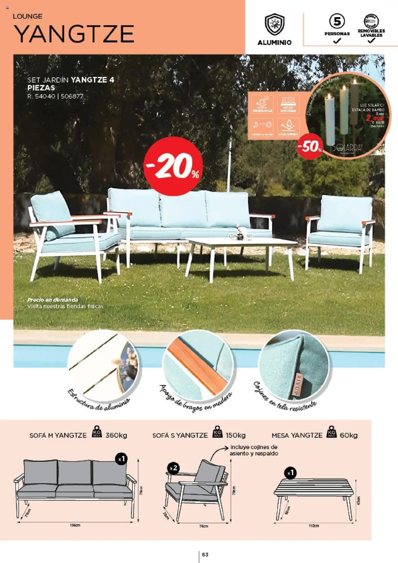 Espaço Casa - Catálogo AireLibre 2025 │ válido de 12.05.2025 | Página: 63 | Produtos: Sofá, Mesa