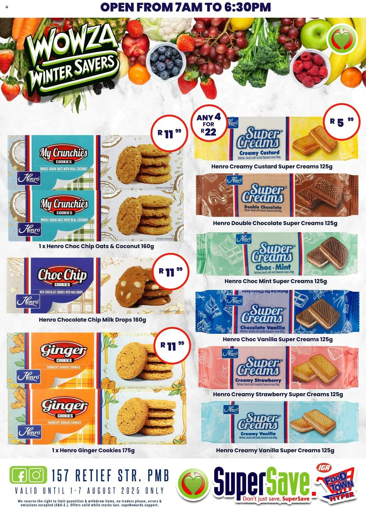 Super Save Specials │ valid from 01.08.2025 | Page: 44 | Products: Custard, Milk, Chocolate, Cream