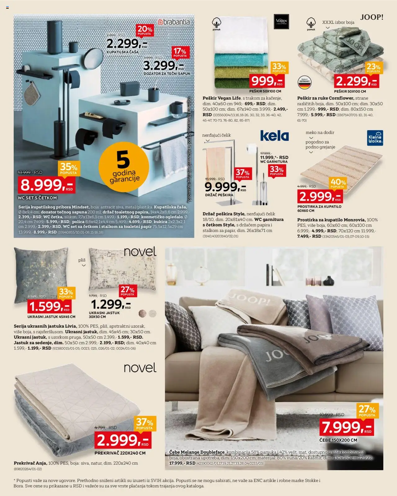 Lesnina XXXL katalog - važi od 04.08.2025 | Strana: 16 | Proizvode: Tečni sapun, Wc, Kupatilo, Peškir