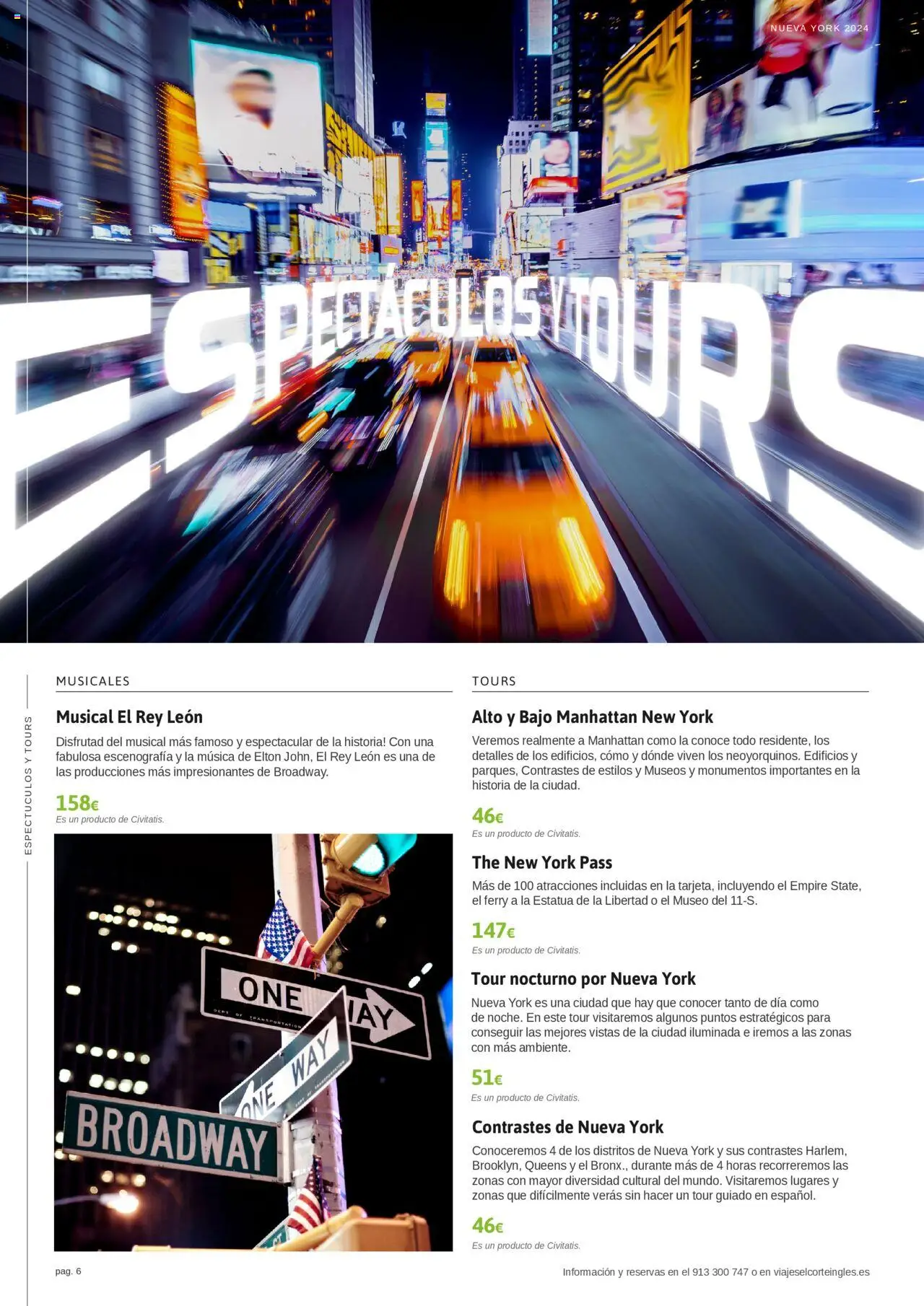 Viajes El Corte Inglés Nueva York │ válido desde el 10.01.2025 | Página: 6