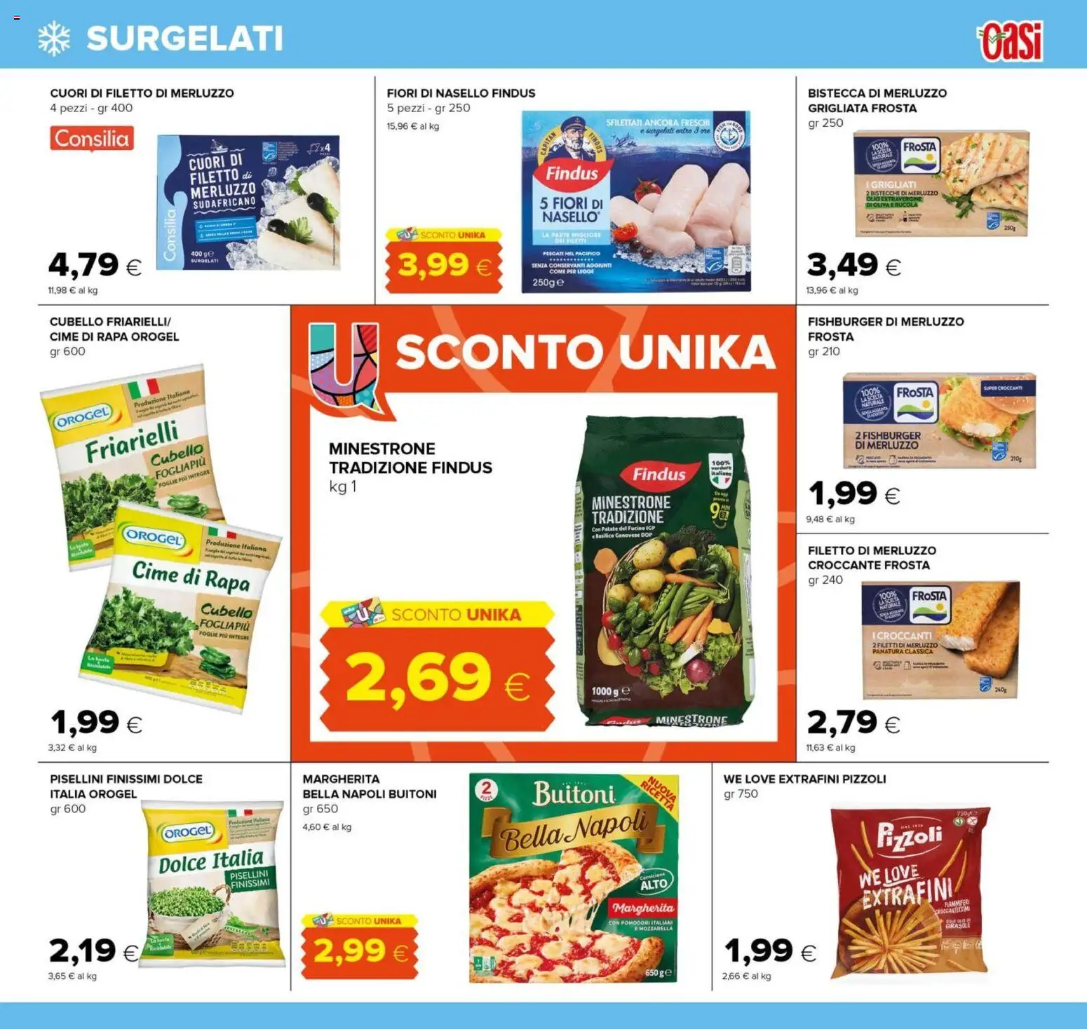 Volantino Oasi del 26.02.2026 | Pagina: 9 | Prodotti: Olio, Pomodori, Friarielli, Nasello