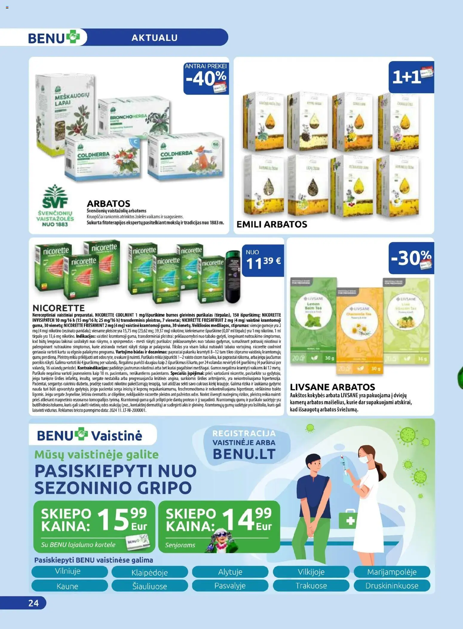 BENU akcijos nuo 01.11.2025 | Puslapis: 24 | Prekių: Arbata