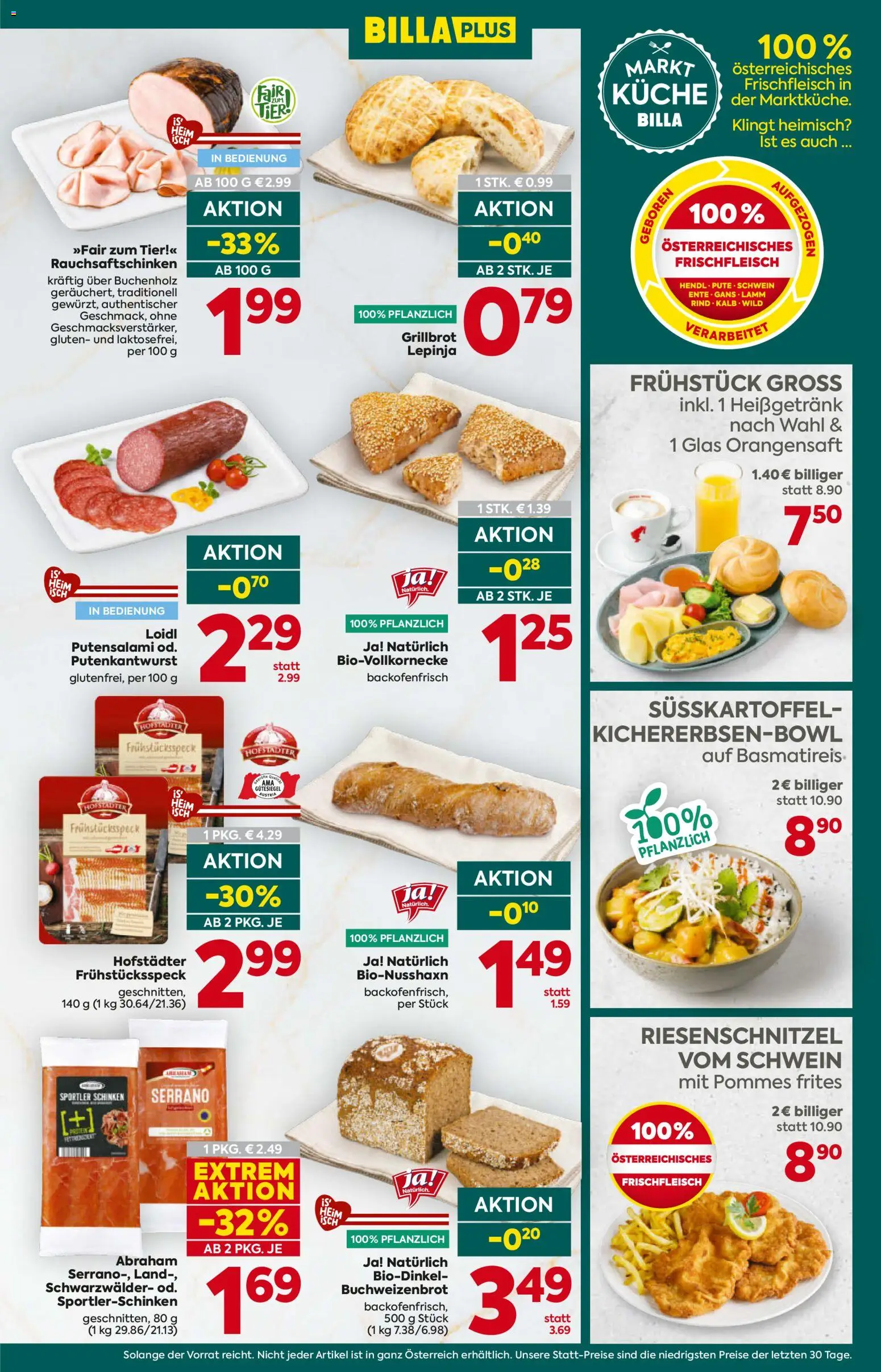 Billa Plus Flugblatt - Oberösterreich gültig ab 02.01.2026 | Seite: 12 | Produkte: Schinken