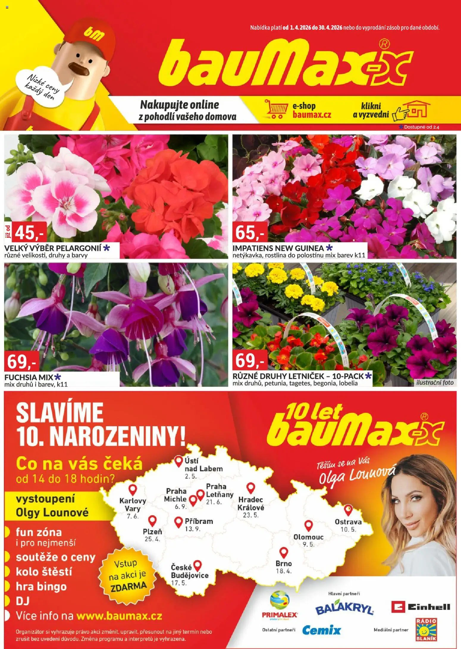 BAUMAX leták od 01.04.2026 | Strana: 1