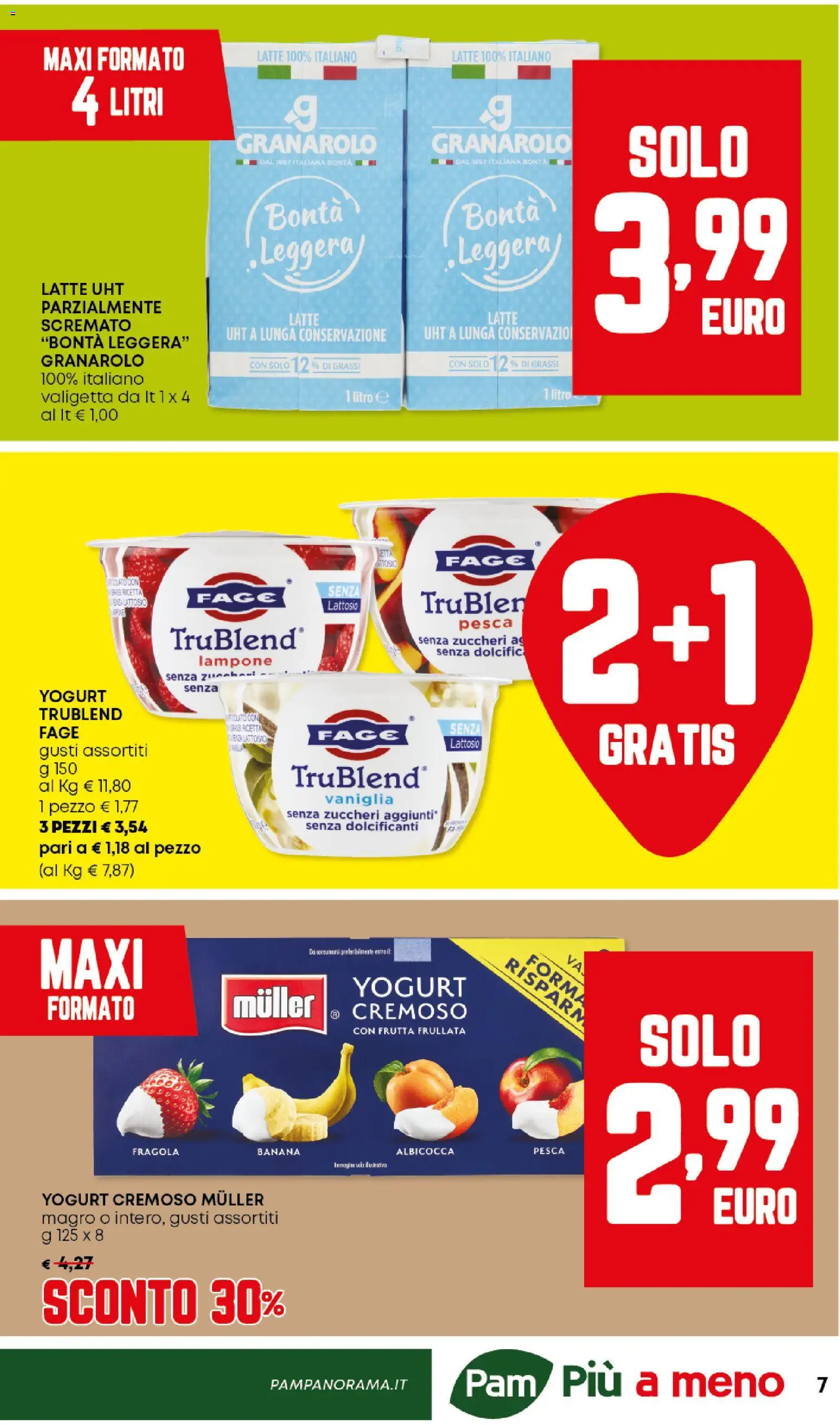 Volantino Panorama del 23.10.2025 | Pagina: 7 | Prodotti: Yogurt, Pesca, Lampone, Valigetta