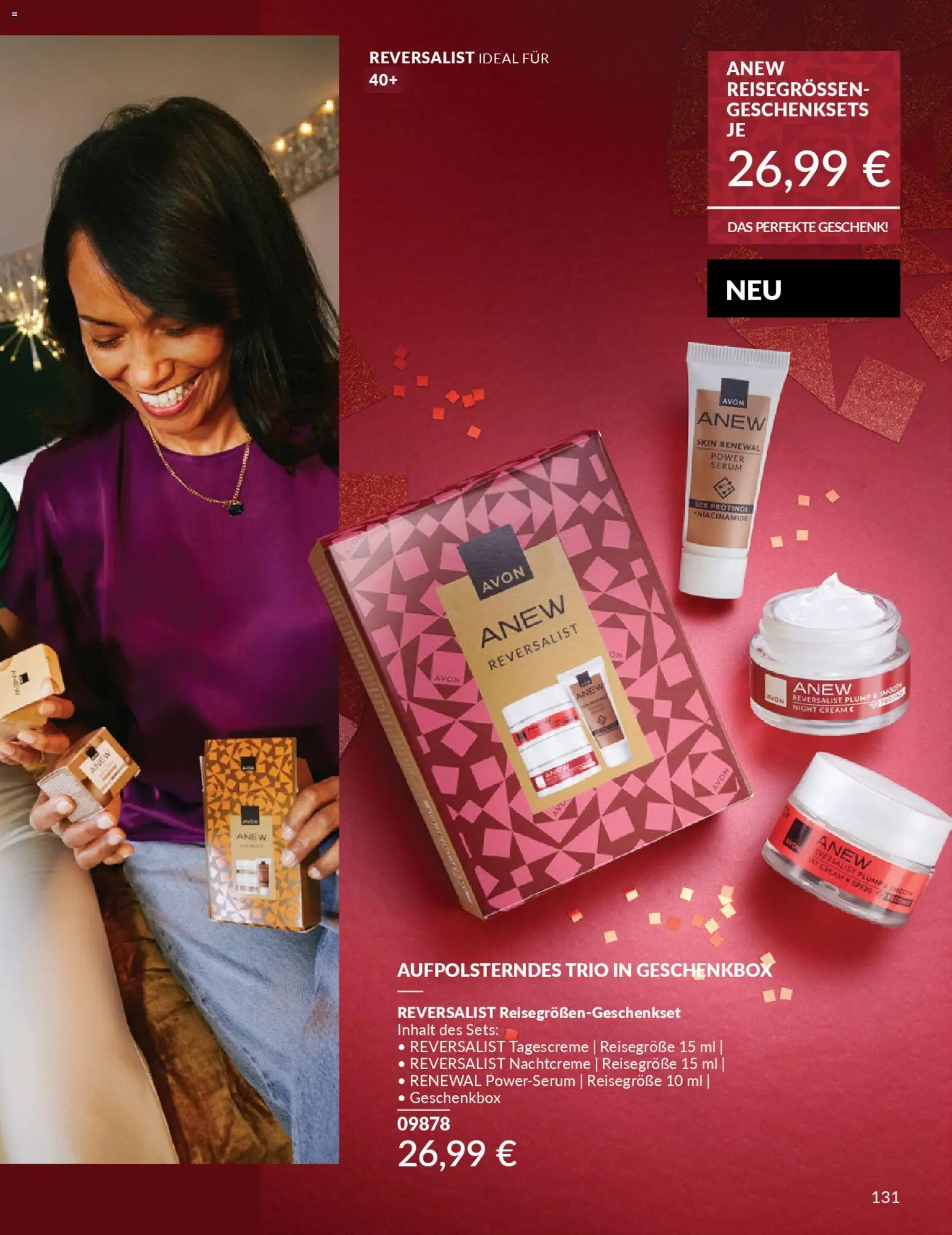 AVON Katalog Dezember 2025 – gültig ab 01.12.2025 | Seite: 133 | Produkte: Box, Serum, Tagescreme, Nachtcreme