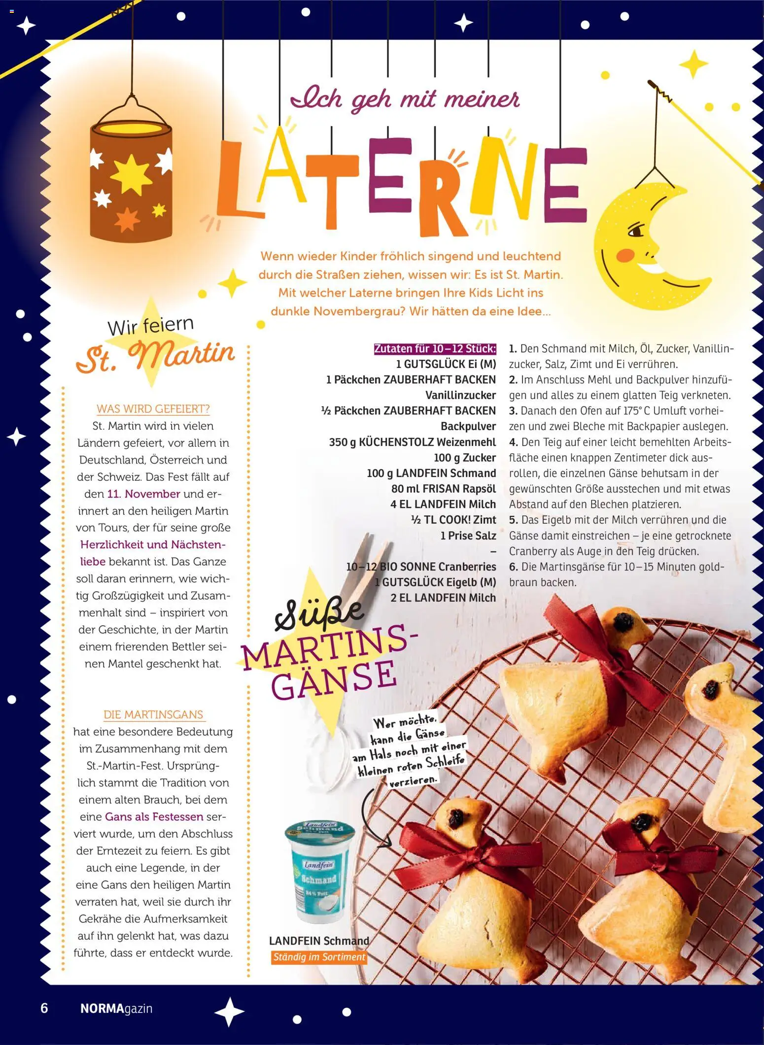 Norma NORMAgazin November/Dezember 2025 – gültig ab 01.11.2025 | Seite: 6 | Produkte: Mehl, Milch, Rapsöl, Zucker