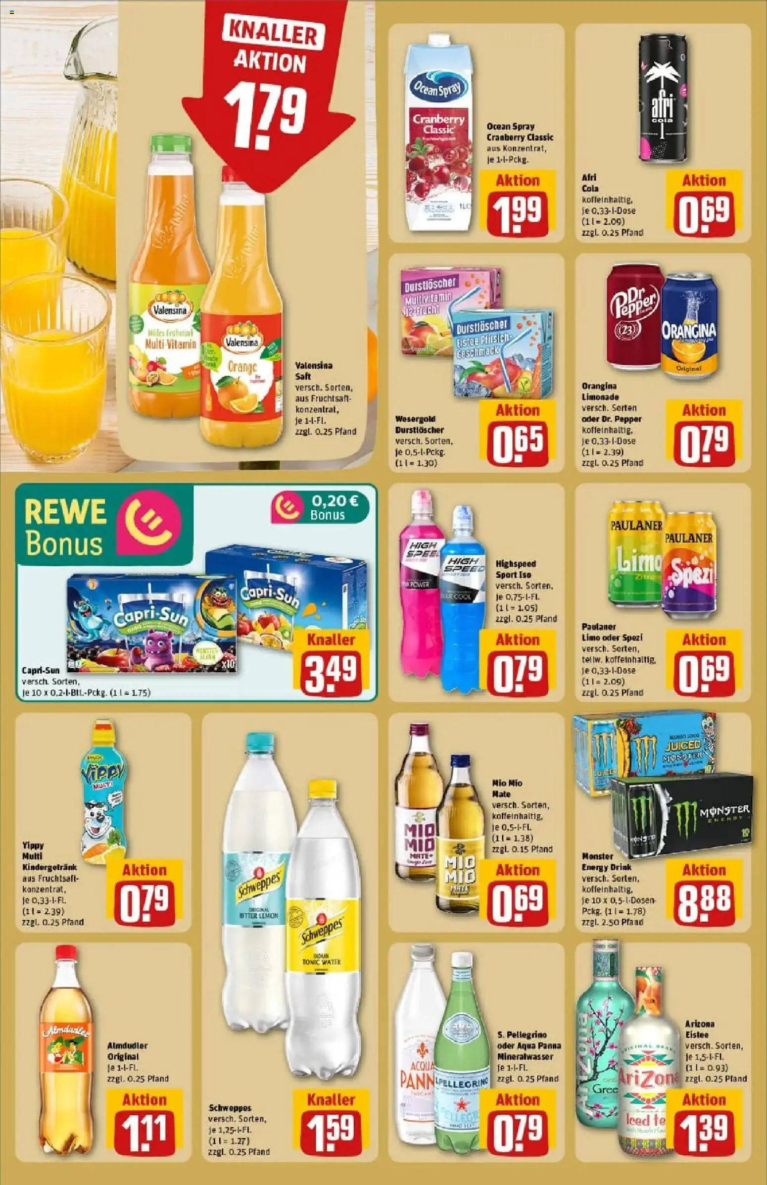 Rewe prospekt Elsterwerda	 – gültig ab 02.02.2026 | Seite: 20 | Produkte: Mio mio mate, Schweppes, Valensina, Paulaner