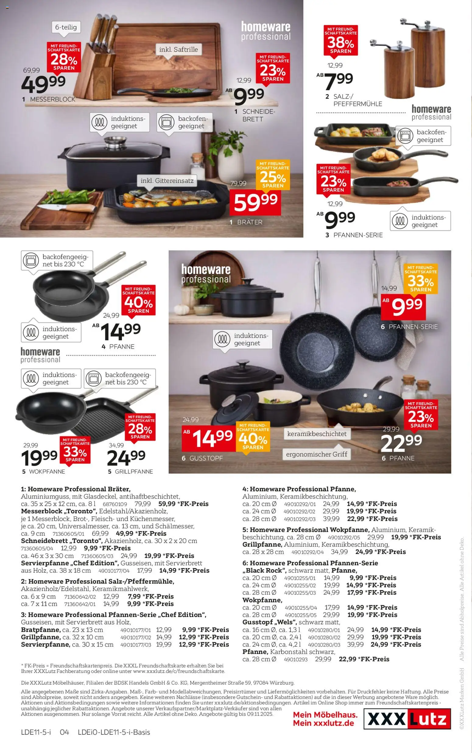 XXXL Lutz Kochen & Backen – gültig ab 26.10.2025 | Seite: 4 | Produkte: Backofen, Fleisch