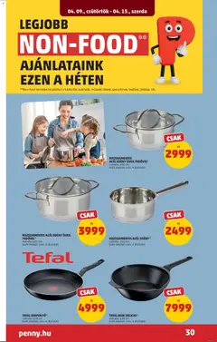 TEFAL SERPENYŐ*, mérete: 028 cm bolti készlet: min. 4 db/üzlet - amely érvényes a következő dátumtól: 09.04.2026 | Oldal: 34 | Termékek: Tefal, Edény