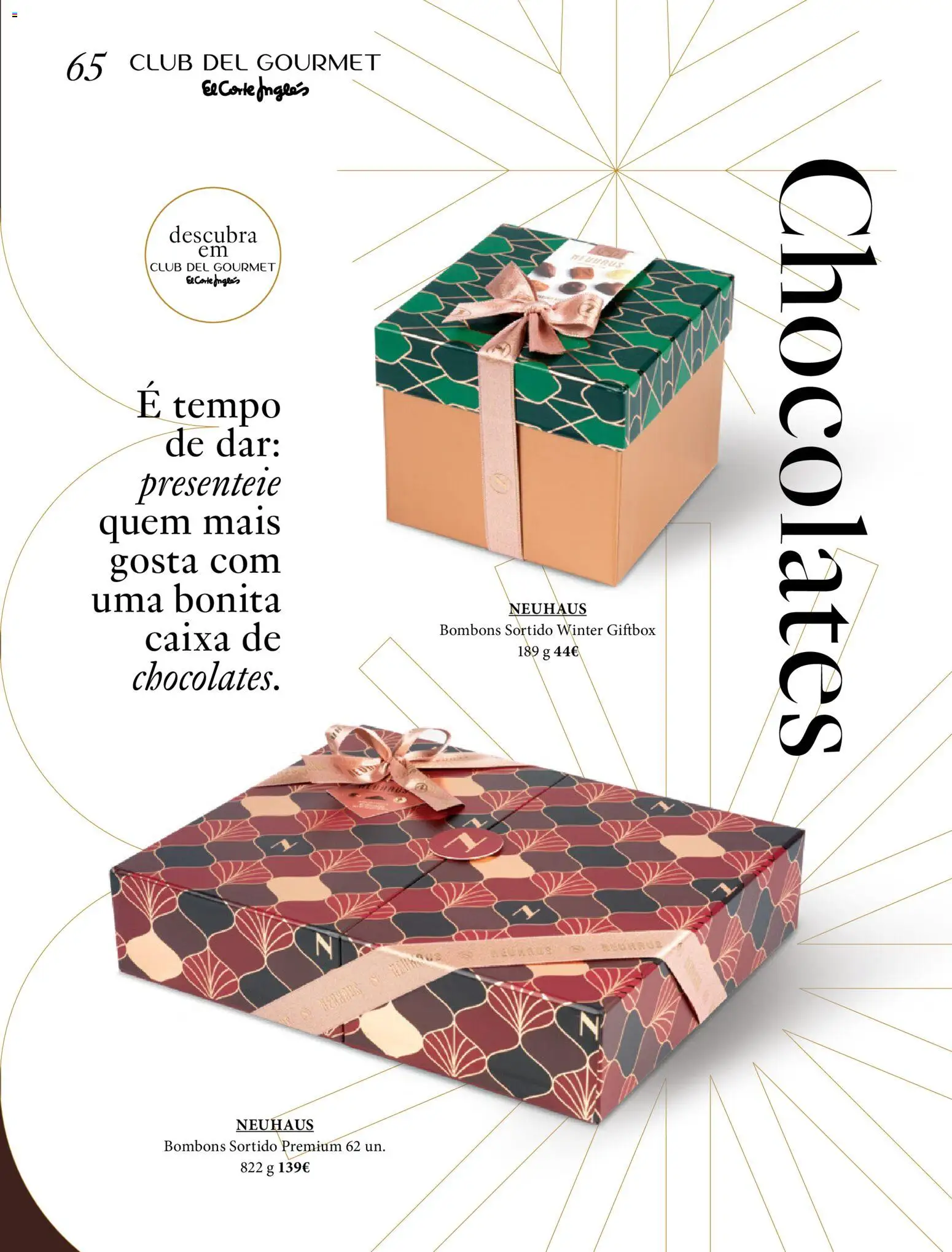 El Corte Ingles folheto │ válido de 26.11.2025 | Página: 65 | Produtos: Chocolates, Caixa