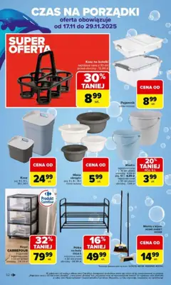 Pogląd oferty "Carrefour Gazetka" - ważna od 17.11.2025 | Strona: 52 | Produkty: Buty, Półka, Kosz, Regał