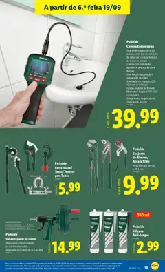 Parkside Conjunto de Alicates/ Alicate Sifão, Para tubos até ao máx. Ø 25,4 mm │ válido de 15.09.2025 | Página: 19