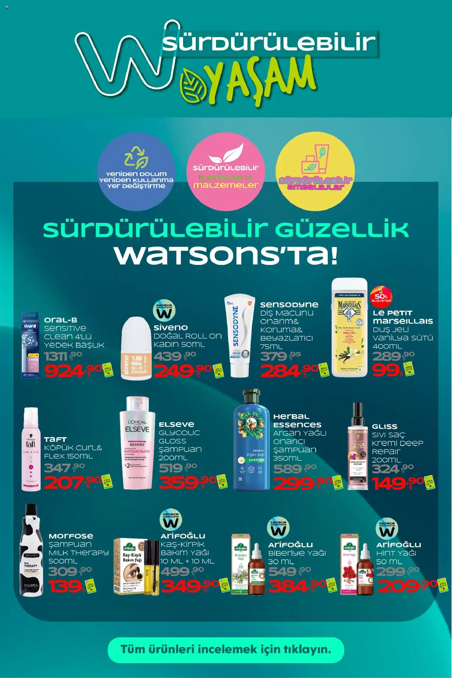 Watsons - Katalog - 02.01.2026 tarihinden itibaren geçerlidir | Sayfa: 15 | Ürünler: Duş, Şampuan, Duş jeli, Diş macunu