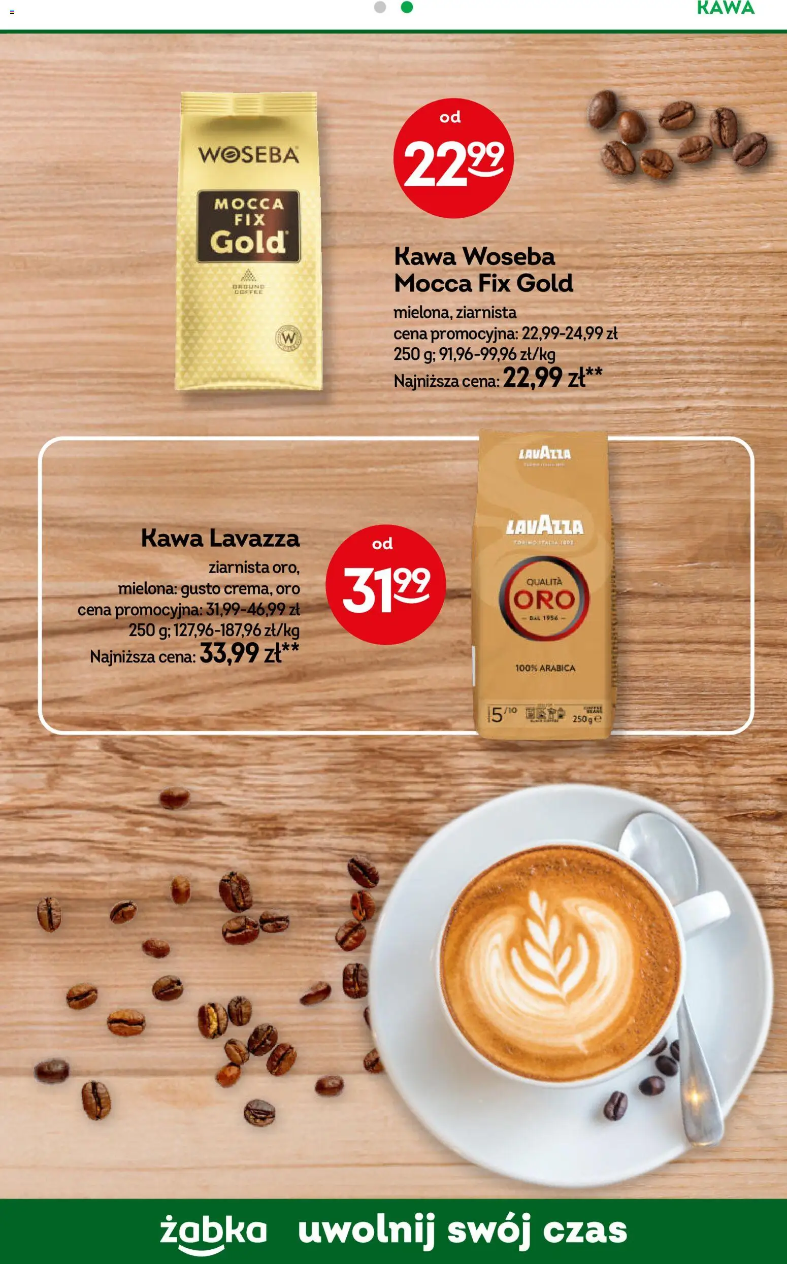 Żabka gazetka - Codzienne produkty od 08.04.2026 | Strona: 19 | Produkty: Lavazza, Kawa