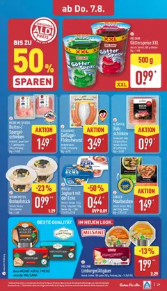 Aldi Prospekt 	 - gültig ab dem 04.08.2025 | Seite: 29 | Produkte: Butter, Burger, Spargel, Maultaschen