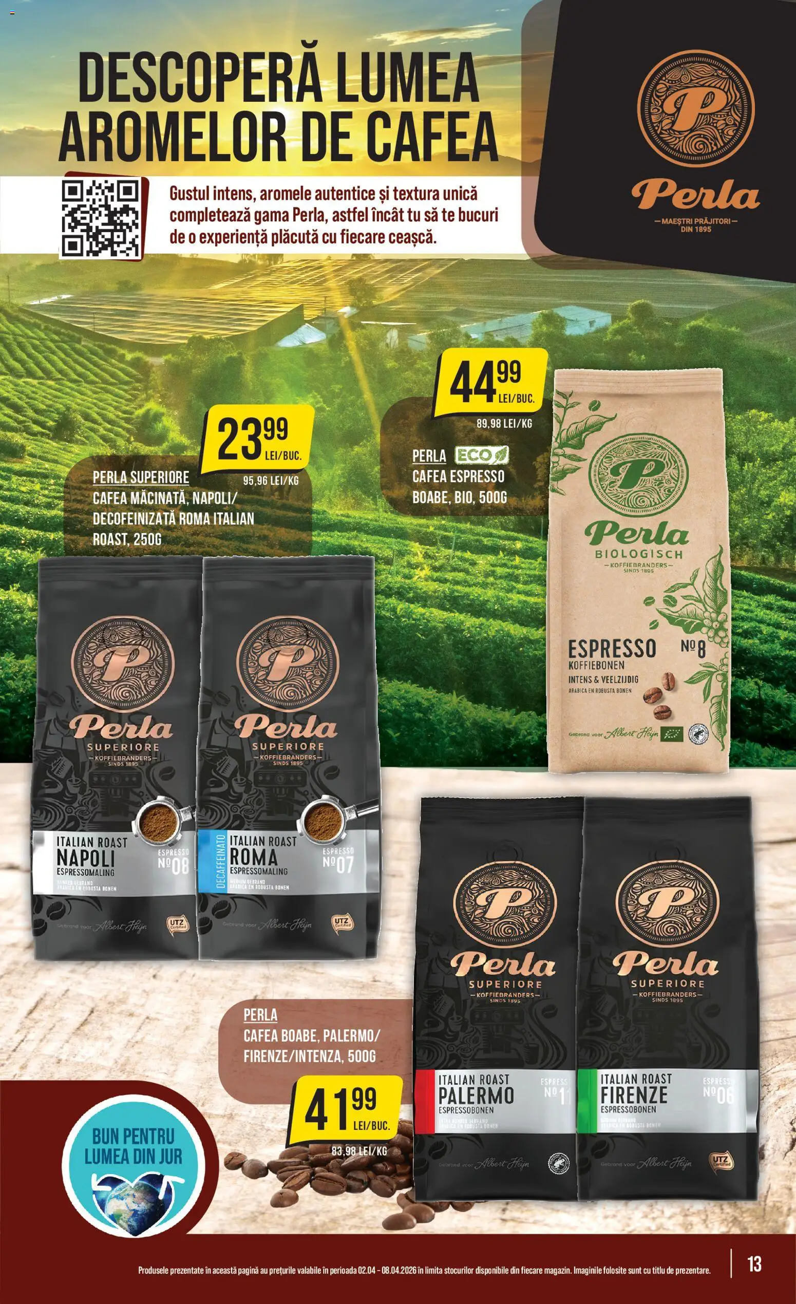 Noul catalog Mega Image – valabil de la 02.04.2026 | Pagină: 13 | Produse: Cafea