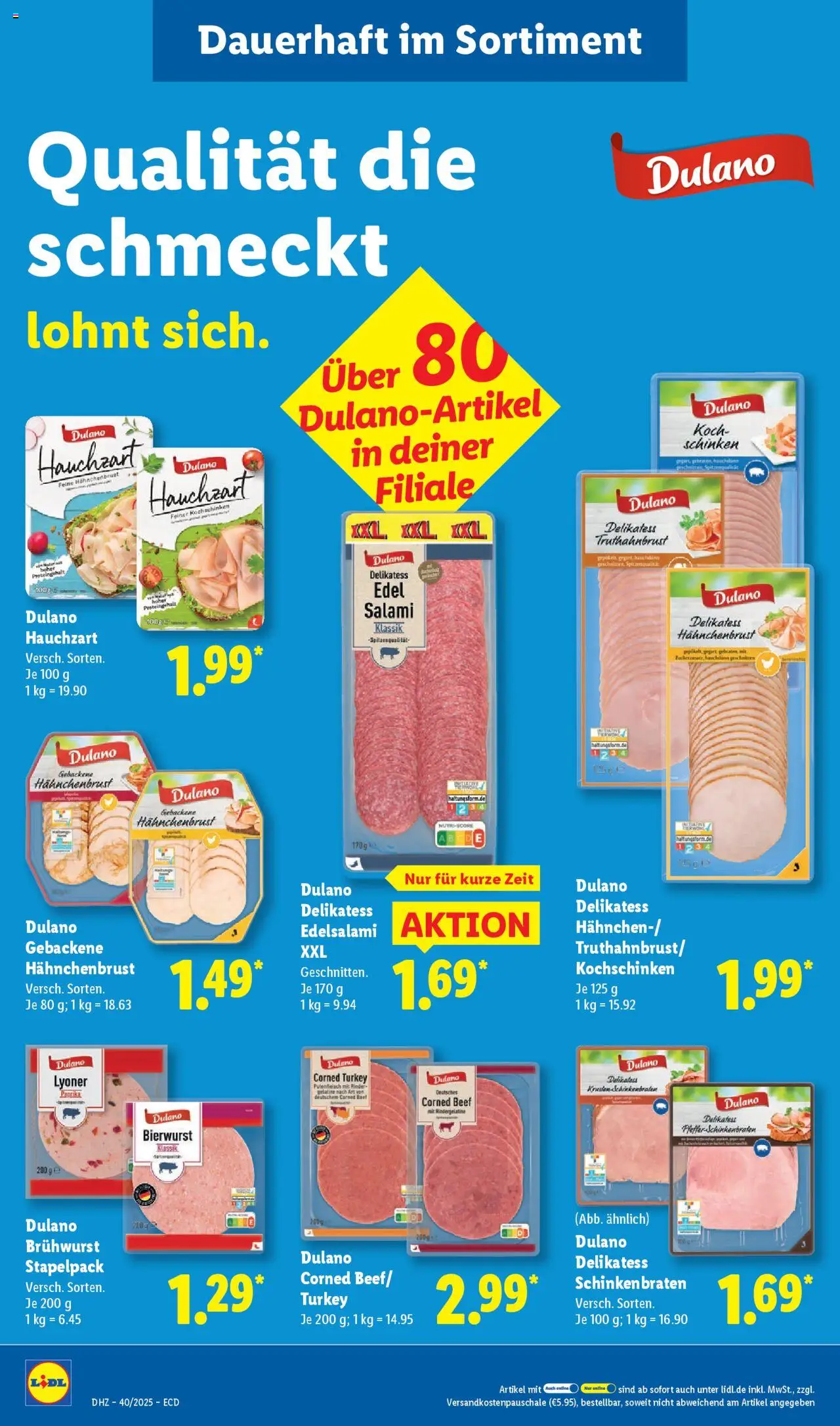 Lidl Prospekt 	 – gültig ab 29.09.2025 | Seite: 16 | Produkte: Paprika, Salami, Schinken, Hahnchenbrust