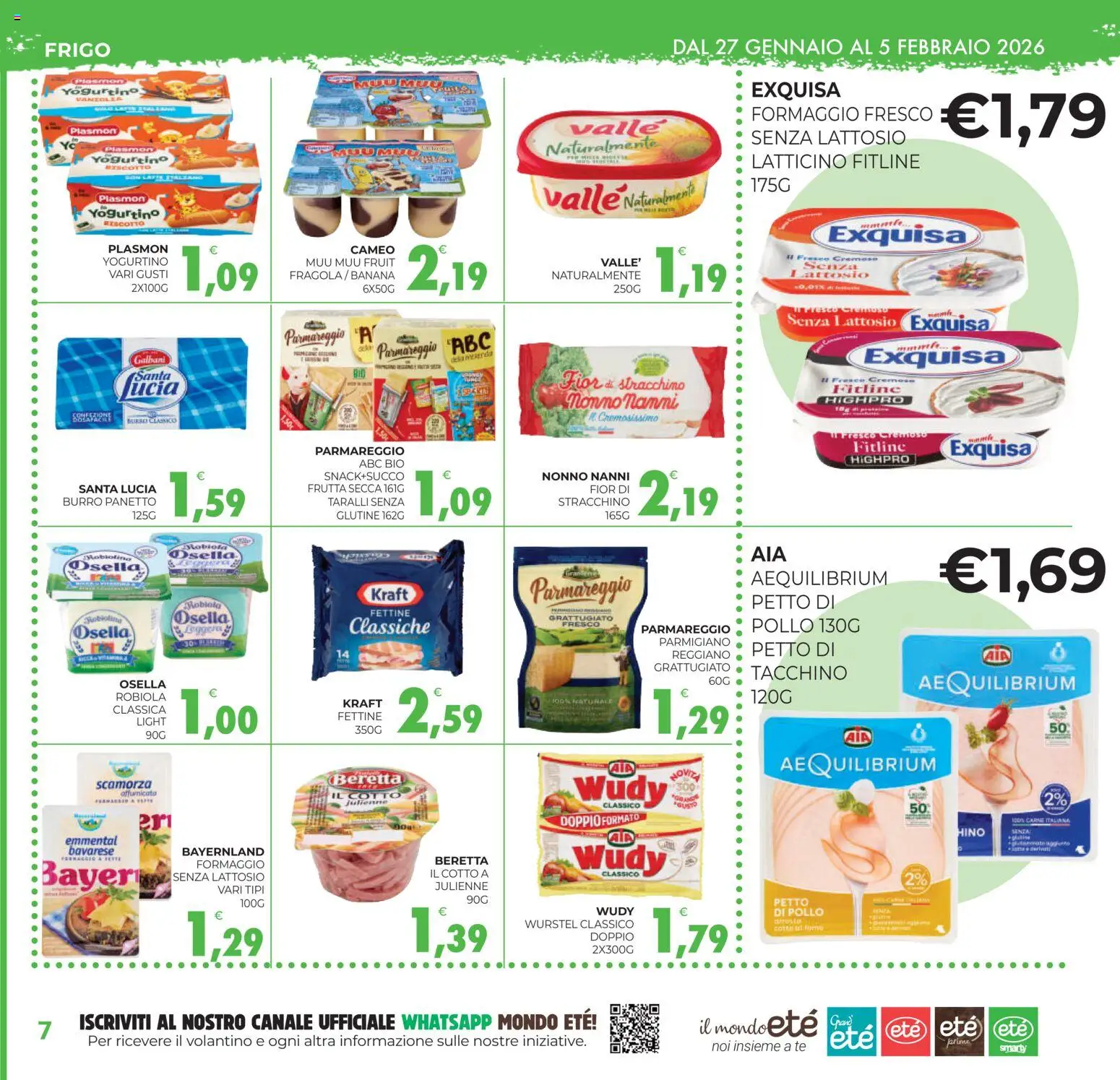 Volantino Eté del 27.01.2026 | Pagina: 7 | Prodotti: Tè, Parmigiano reggiano, Parmigiano, Robiola
