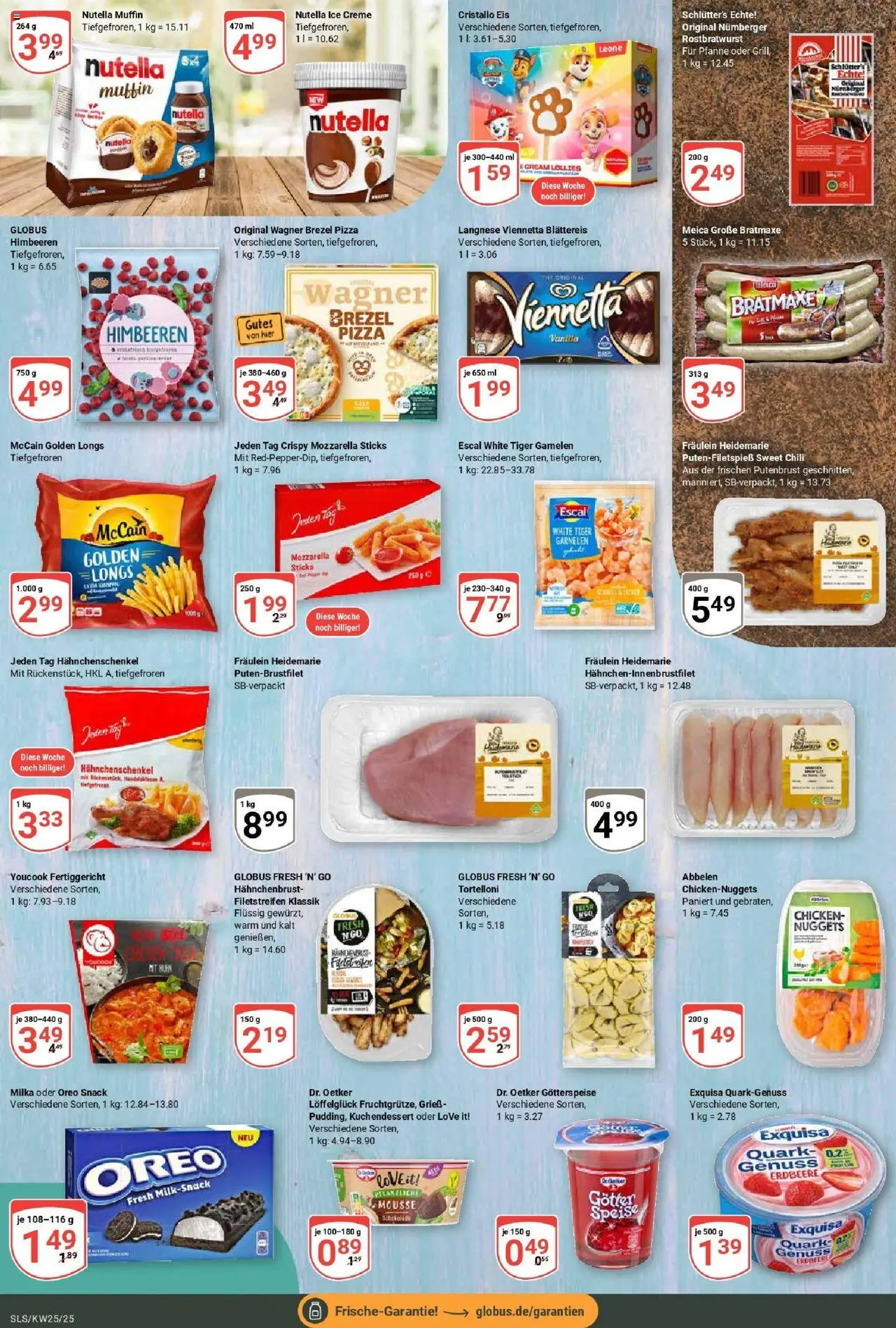 Globus prospekt Saarlouis	 - gültig ab dem 15.06.2025 | Seite: 10 | Produkte: McCain, Milka, Meica, Pizza