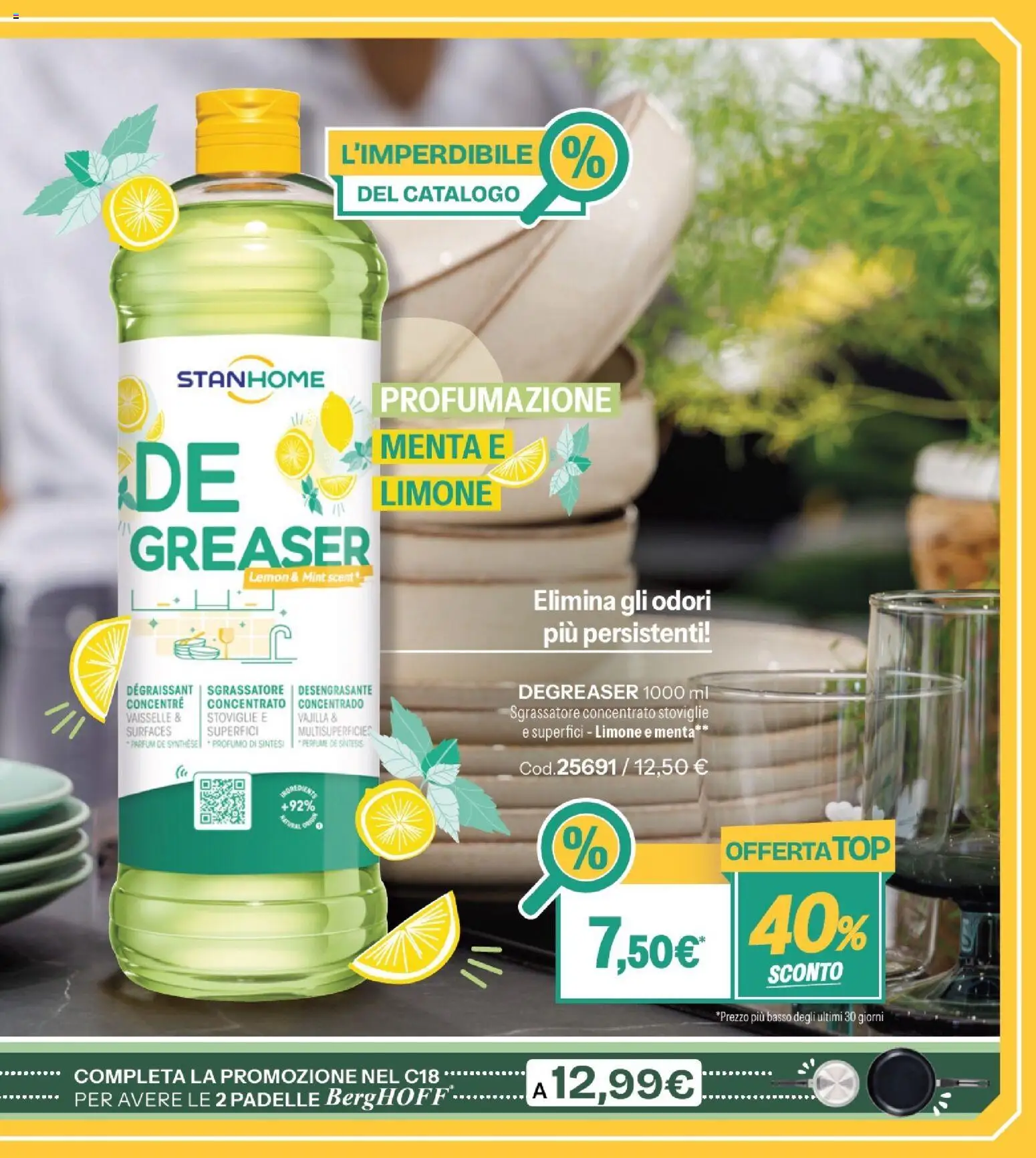 Volantino Stanhome del 11.11.2025 | Pagina: 6 | Prodotti: Sgrassatore, Limone, Menta, Profumo