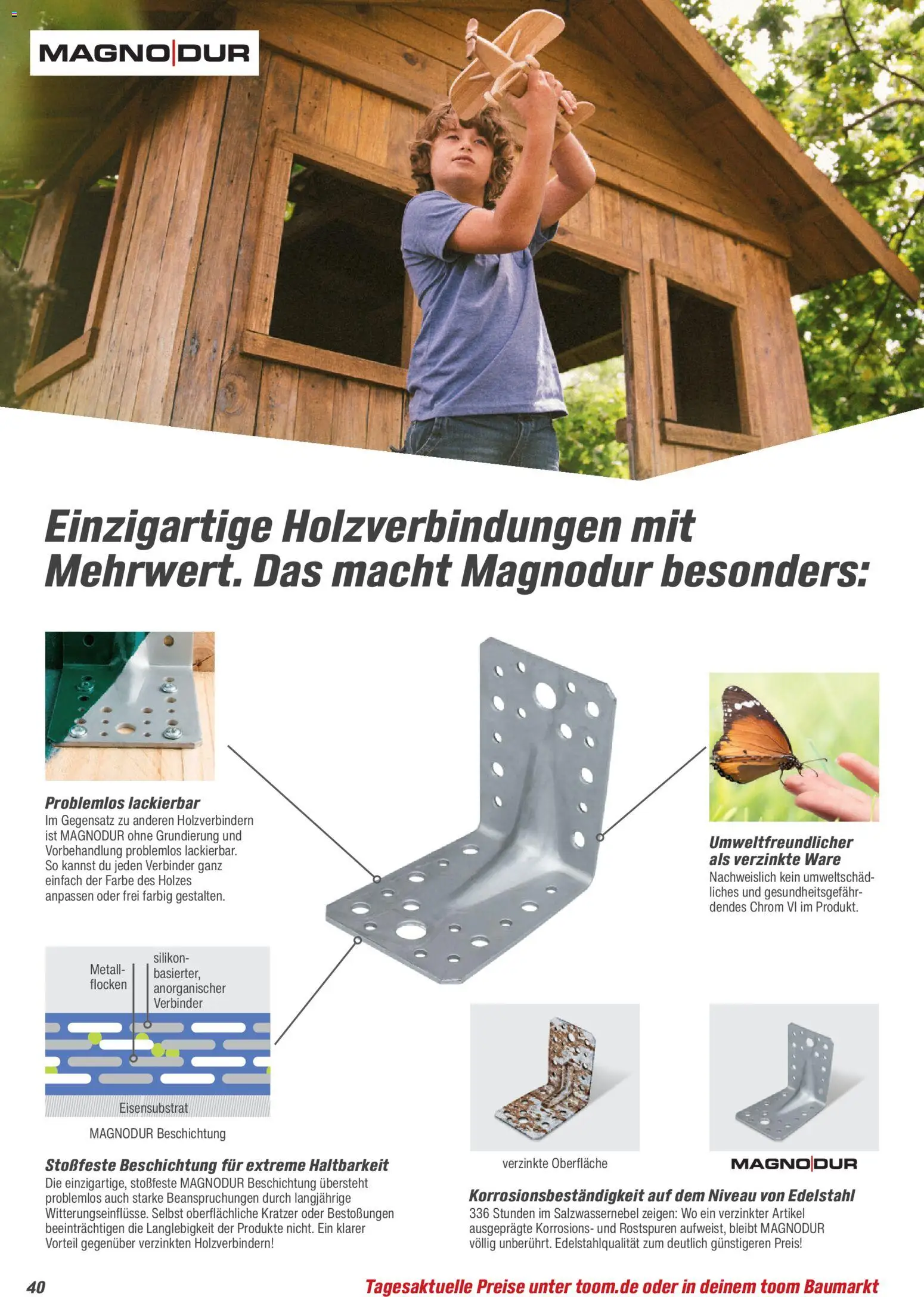 Toom Baumarkt Maschinen & Werkstatt 2026 – gültig ab 01.01.2026 | Seite: 40 | Produkte: Verbinder, Flocken