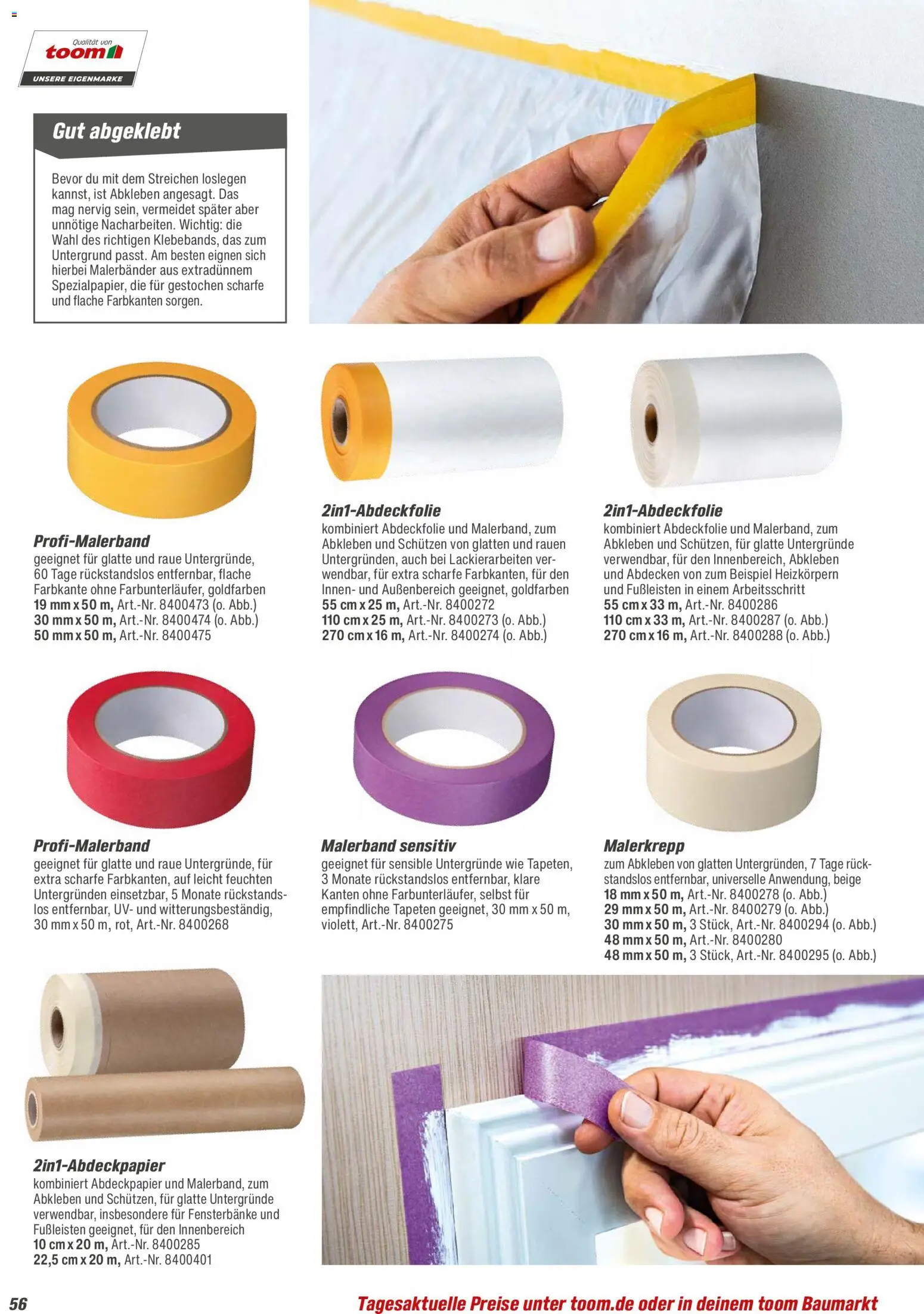 Toom Baumarkt  Wohnen & Haushalt 2026 – gültig ab 01.01.2026 | Seite: 56