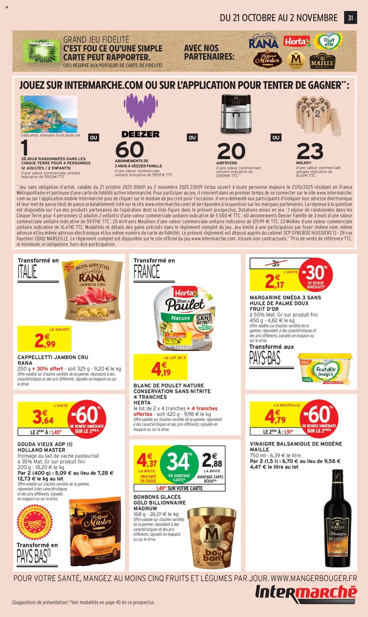 {H1} | Page: 31 | Produits: Glaces, Jambon Cru, Fromage, Gouda