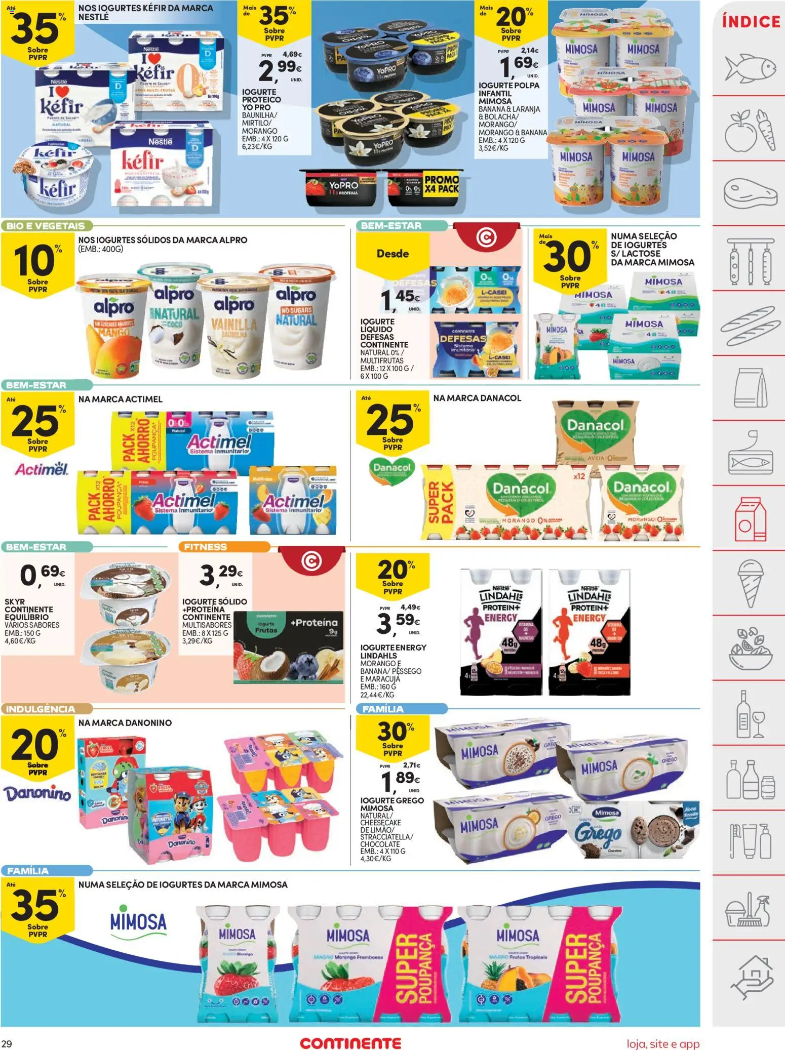 Continente folheto │ válido de 14.04.2026 | Página: 29 | Produtos: Banana, Iogurtes, Iogurte, Nestlé