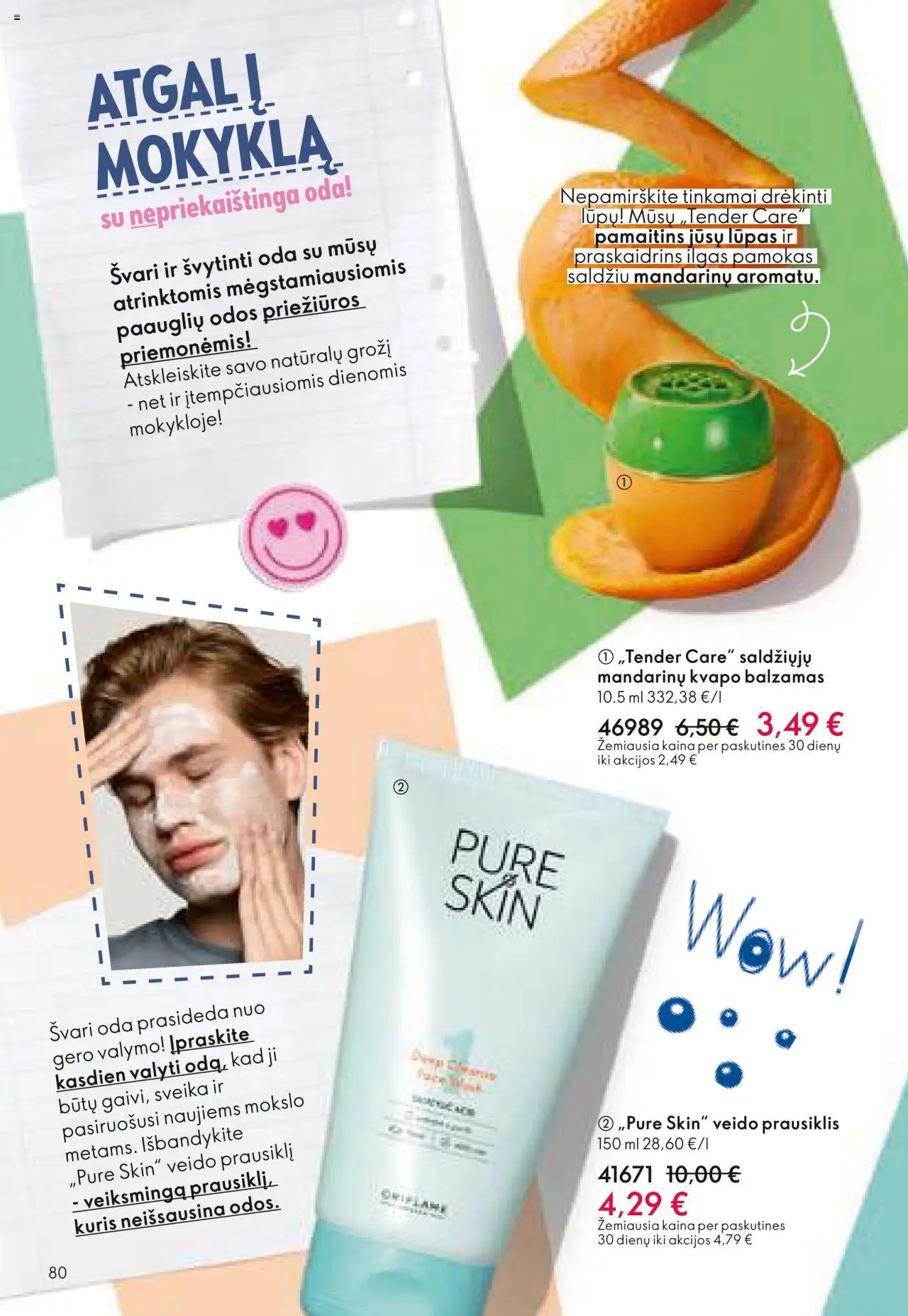Oriflame - Katalogas 12 2025│galioja nuo 24.08.2025 | Puslapis: 80 | Prekių: Balzamas, Prausiklis