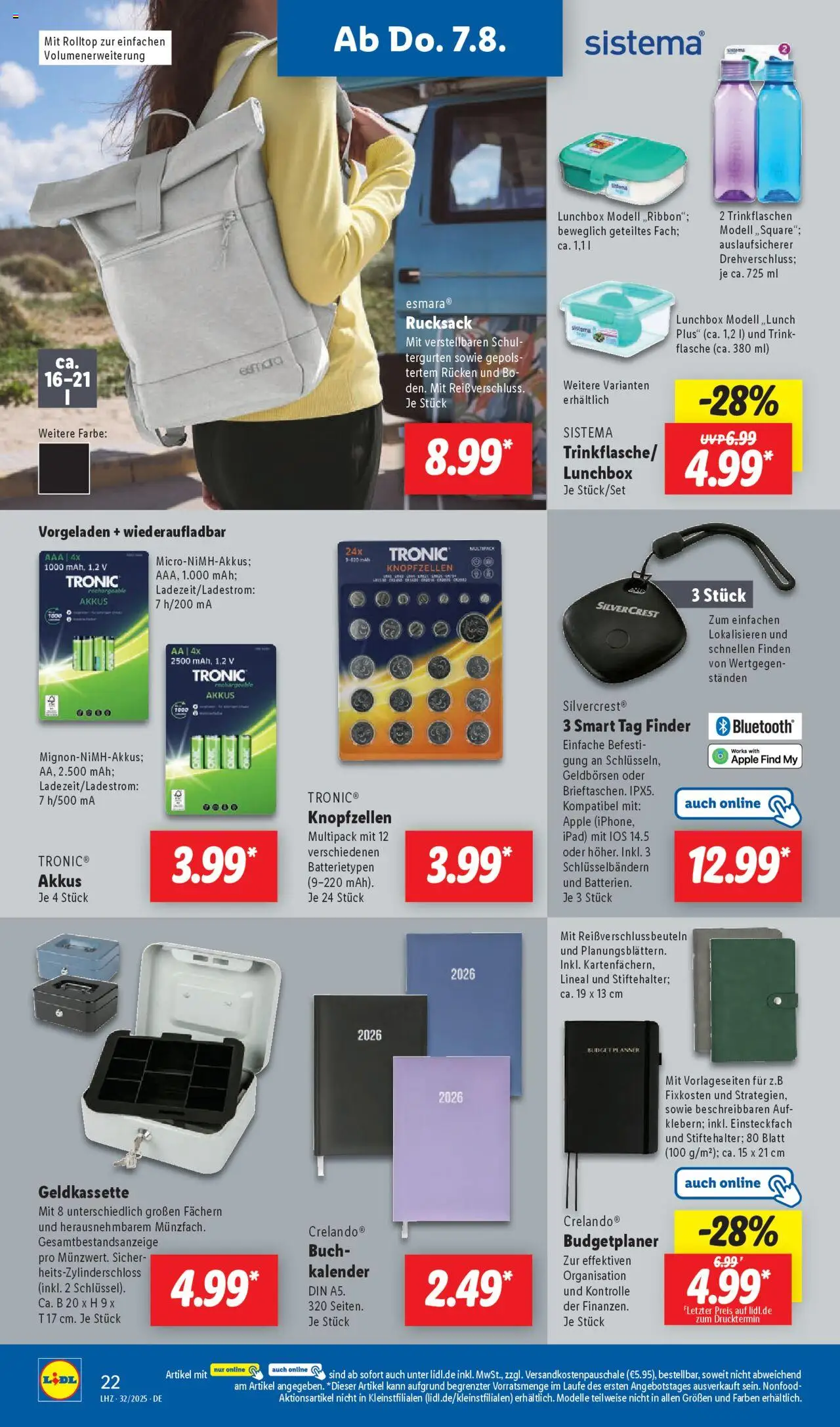 Lidl Prospekt Aarbergen - gültig ab dem 04.08.2025 | Seite: 34 | Produkte: Ipad, Apple, Rucksack