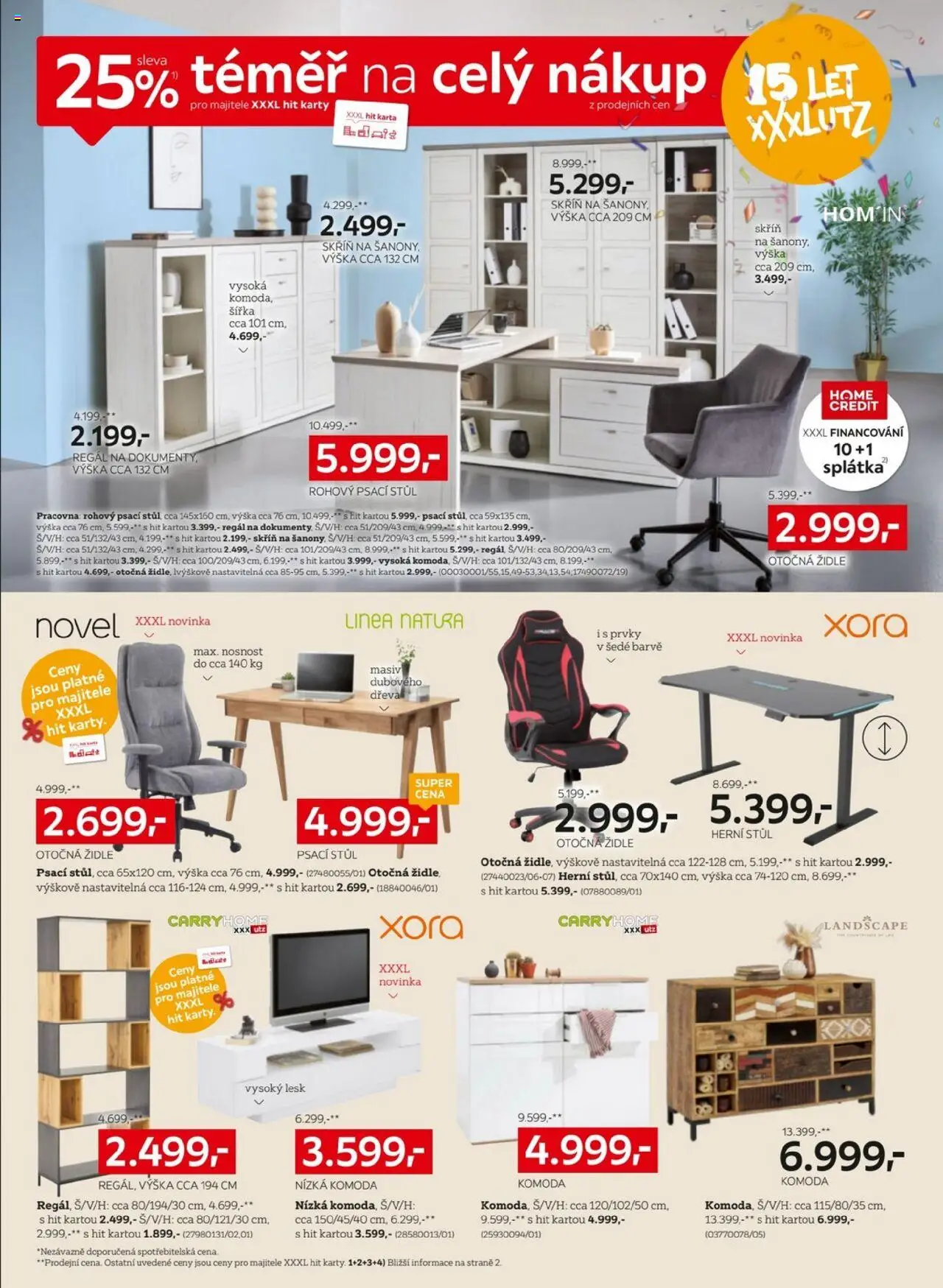 XXXLutz leták - Sleva 25 % na téměř celý nákup od 08.09.2025 | Strana: 10 | Produkty: Komoda, Židle, Koš, Psací stůl
