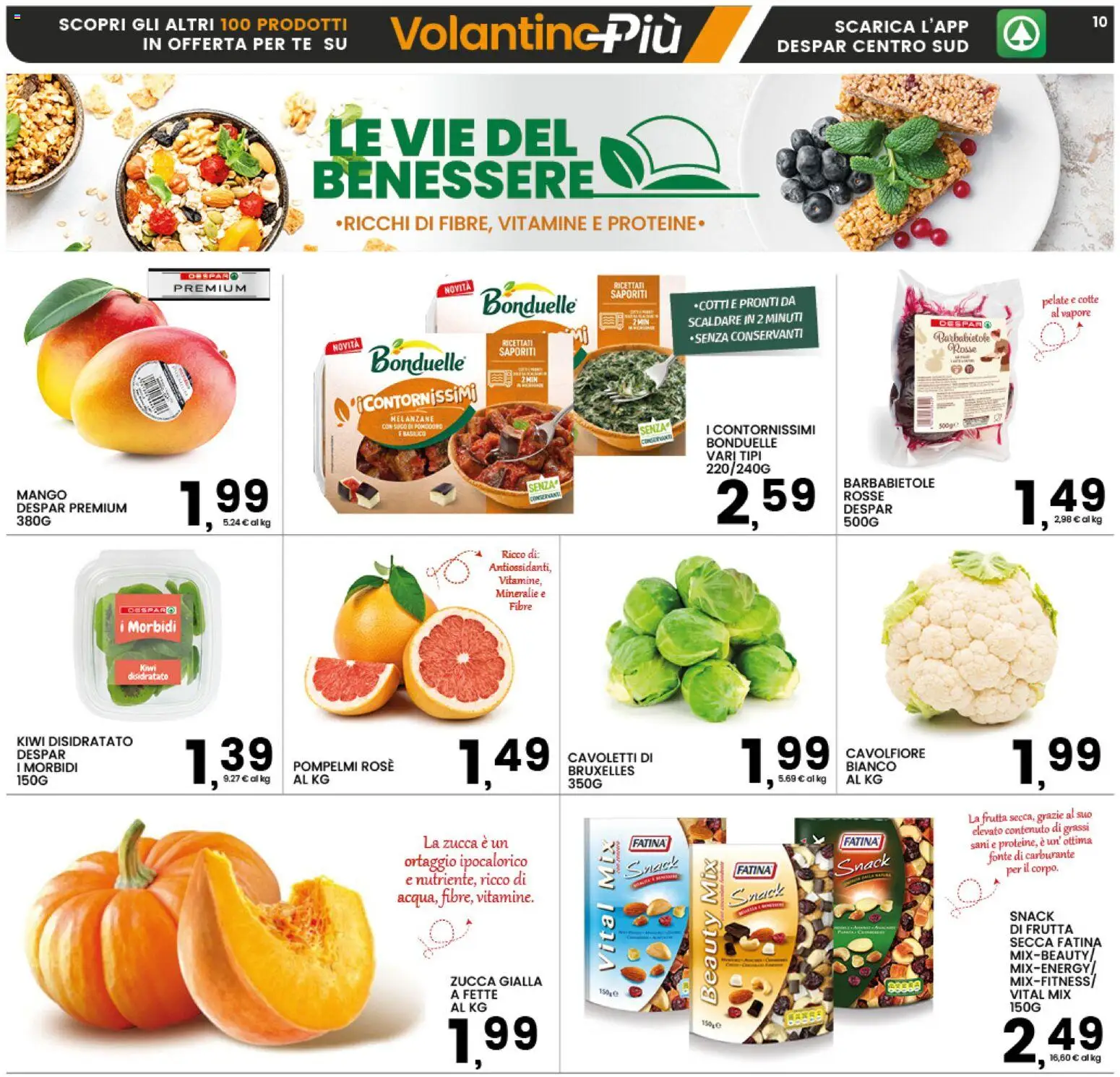 Volantino Interspar del 20.01.2026 | Pagina: 10 | Prodotti: Tè, Pomodoro, Zucca, Melanzane