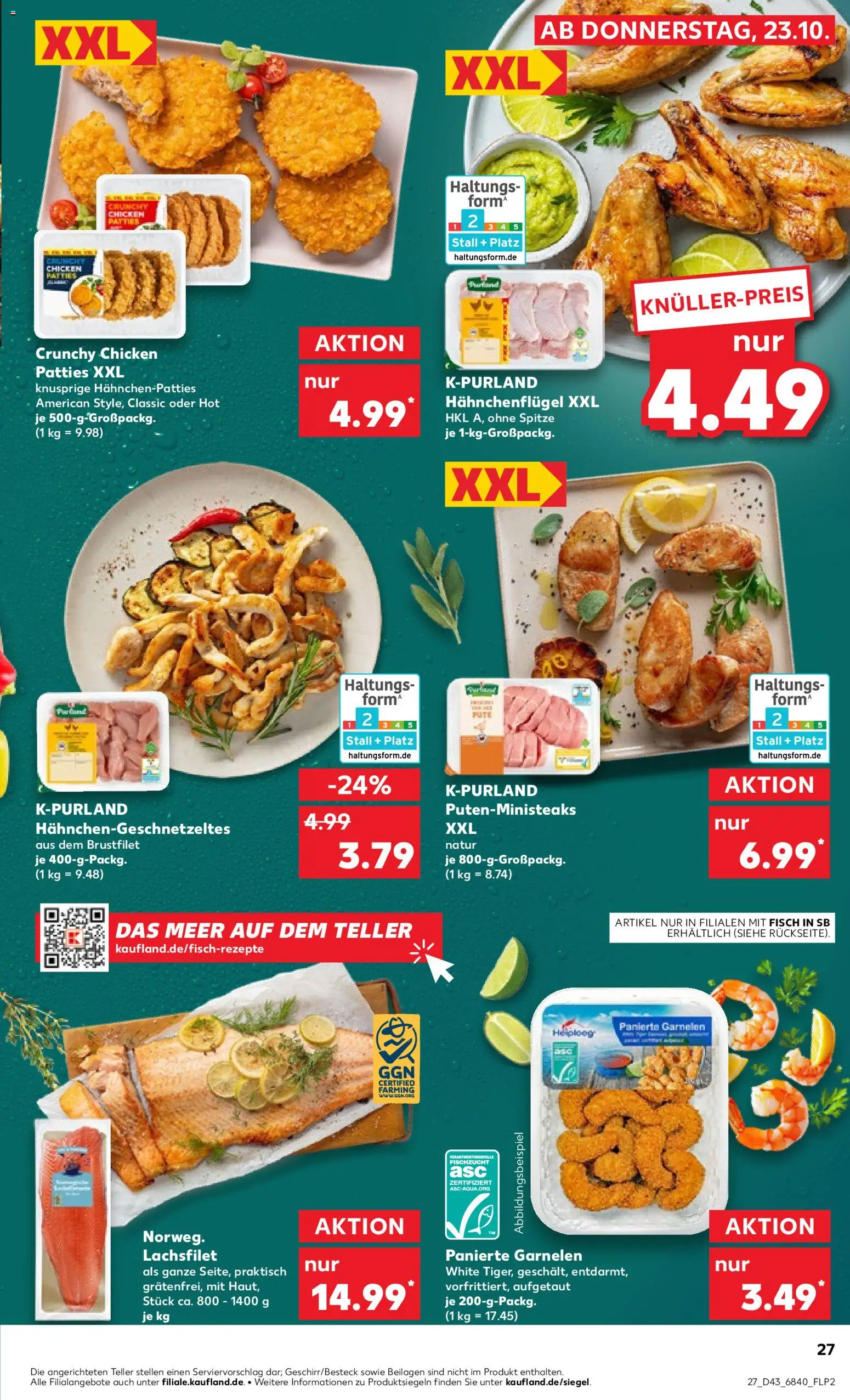 Kaufland prospekt Hamburg	 – gültig ab 26.10.2025 | Seite: 27 | Produkte: Garnelen, Fisch