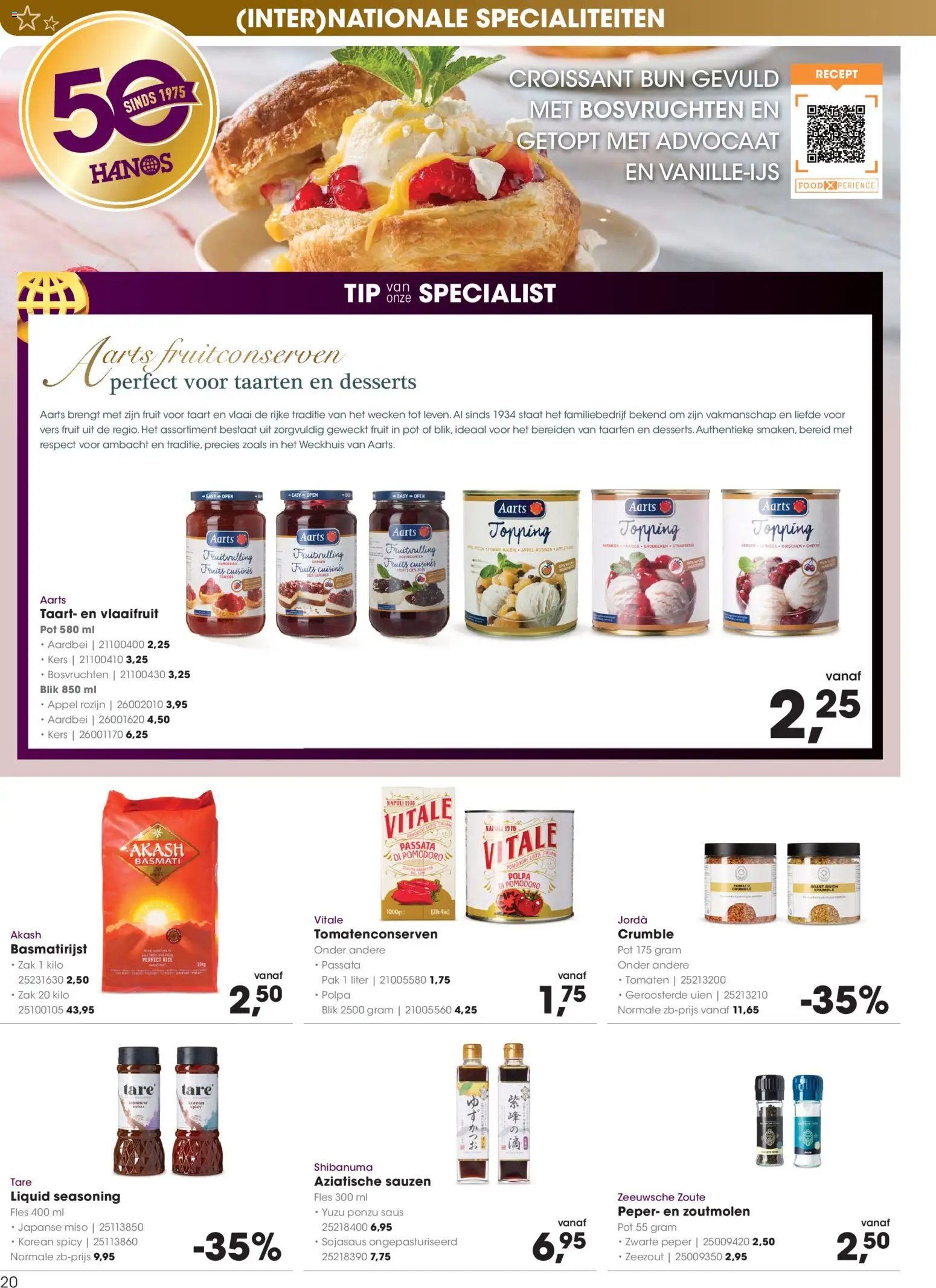 {H1} | Pagina: 20 | Producten: Tomaten, Fruit, Peper, Taarten