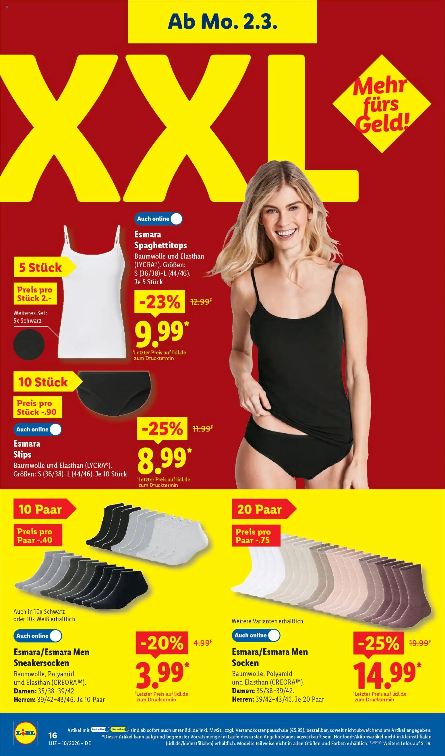 Lidl Prospekt Düsseldorf – gültig ab 02.03.2026 | Seite: 30 | Produkte: Socken