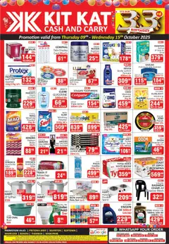 KIT KAT Cash & Carry specials catalogue – valid from 09.10.2025 | Page: 2 | Products: Oil, Toothpaste, Nappies, Lotion