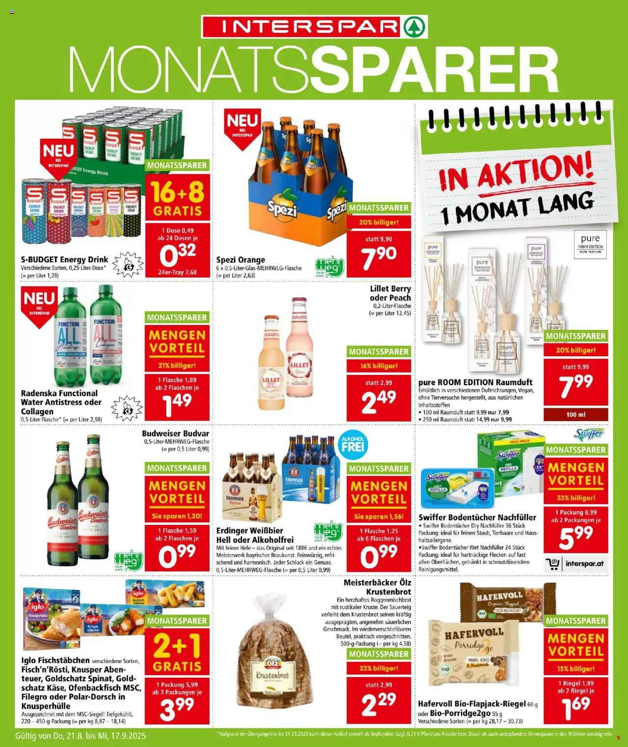Interspar Flugblatt gültig ab 21.08.2025 | Seite: 9