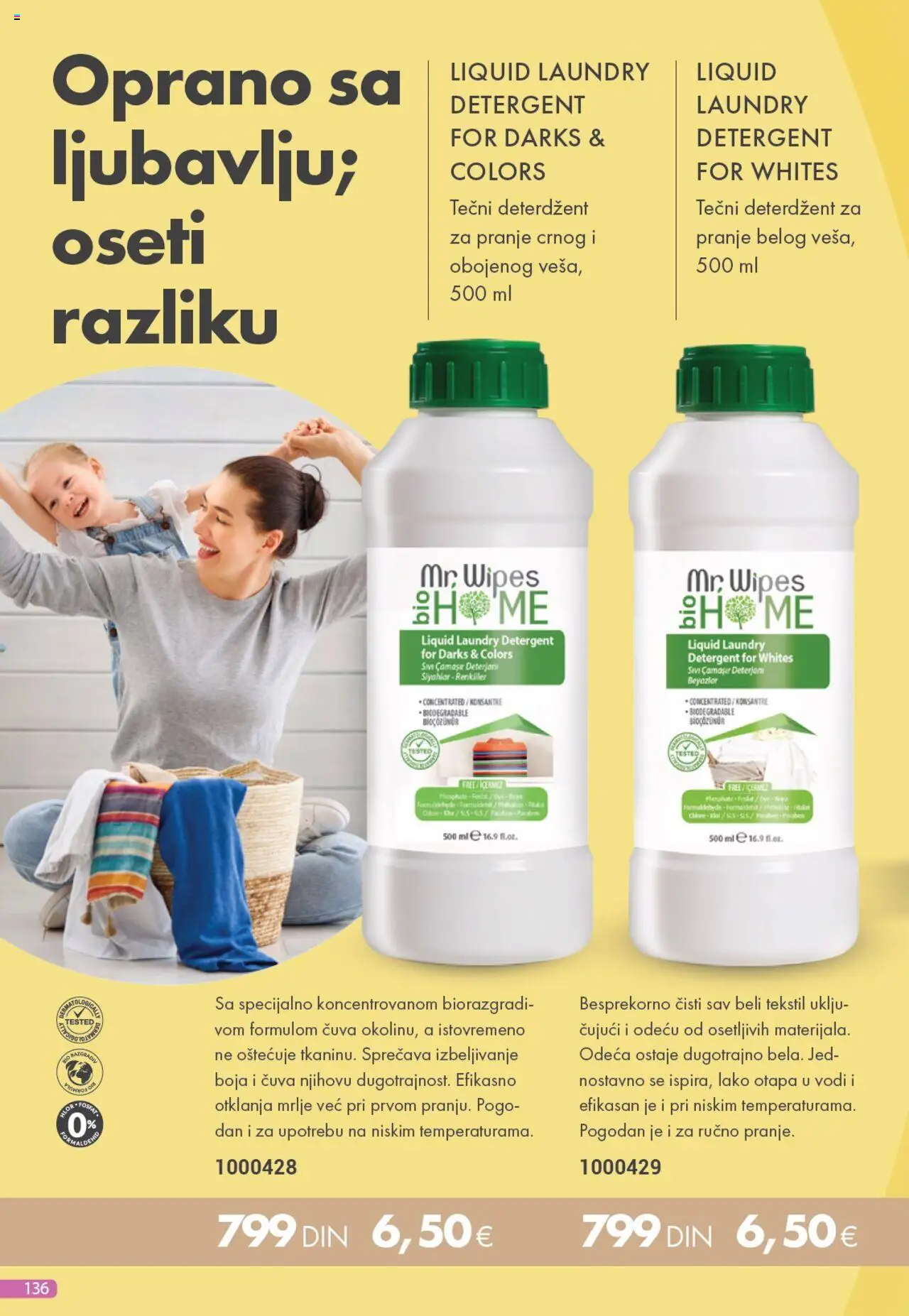 Farmasi katalog - važi od 01.08.2025 | Strana: 136 | Proizvode: Deterdžent, Tečni deterdžent, Odeća