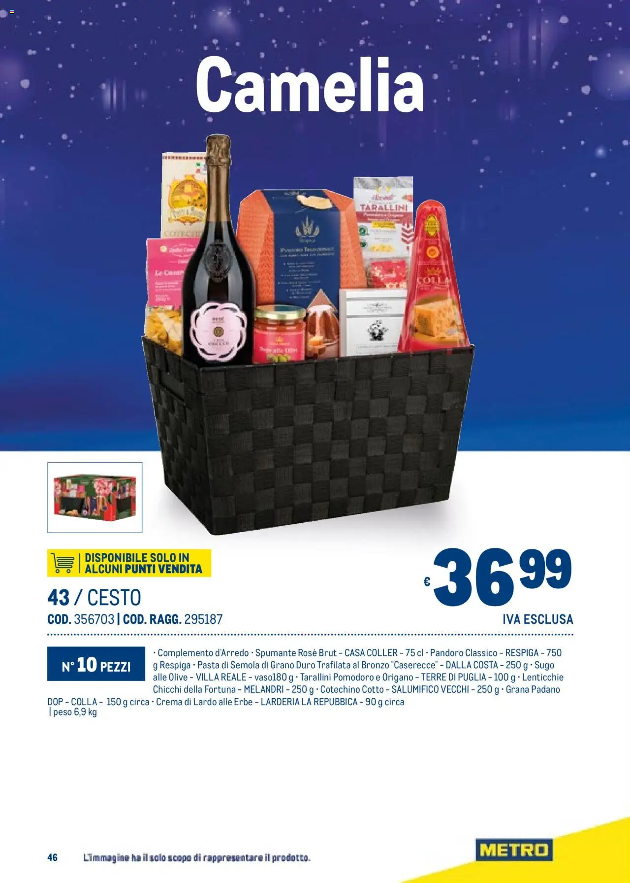 Volantino Metro del 06.11.2025 | Pagina: 46 | Prodotti: Lenticchie, Pomodoro, Grana Padano, Cotechino